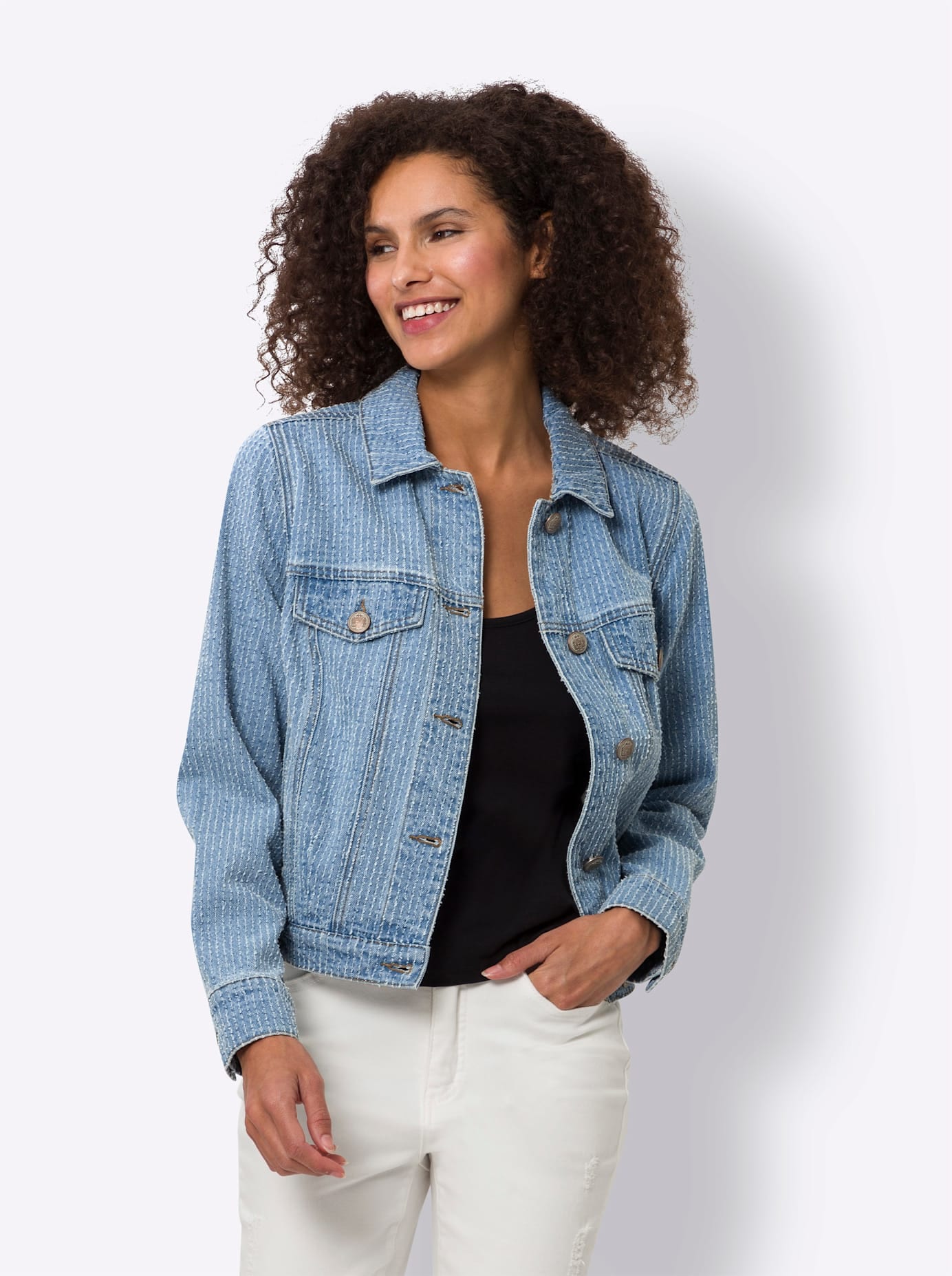 heine Jeansjacke, ohne Kapuze