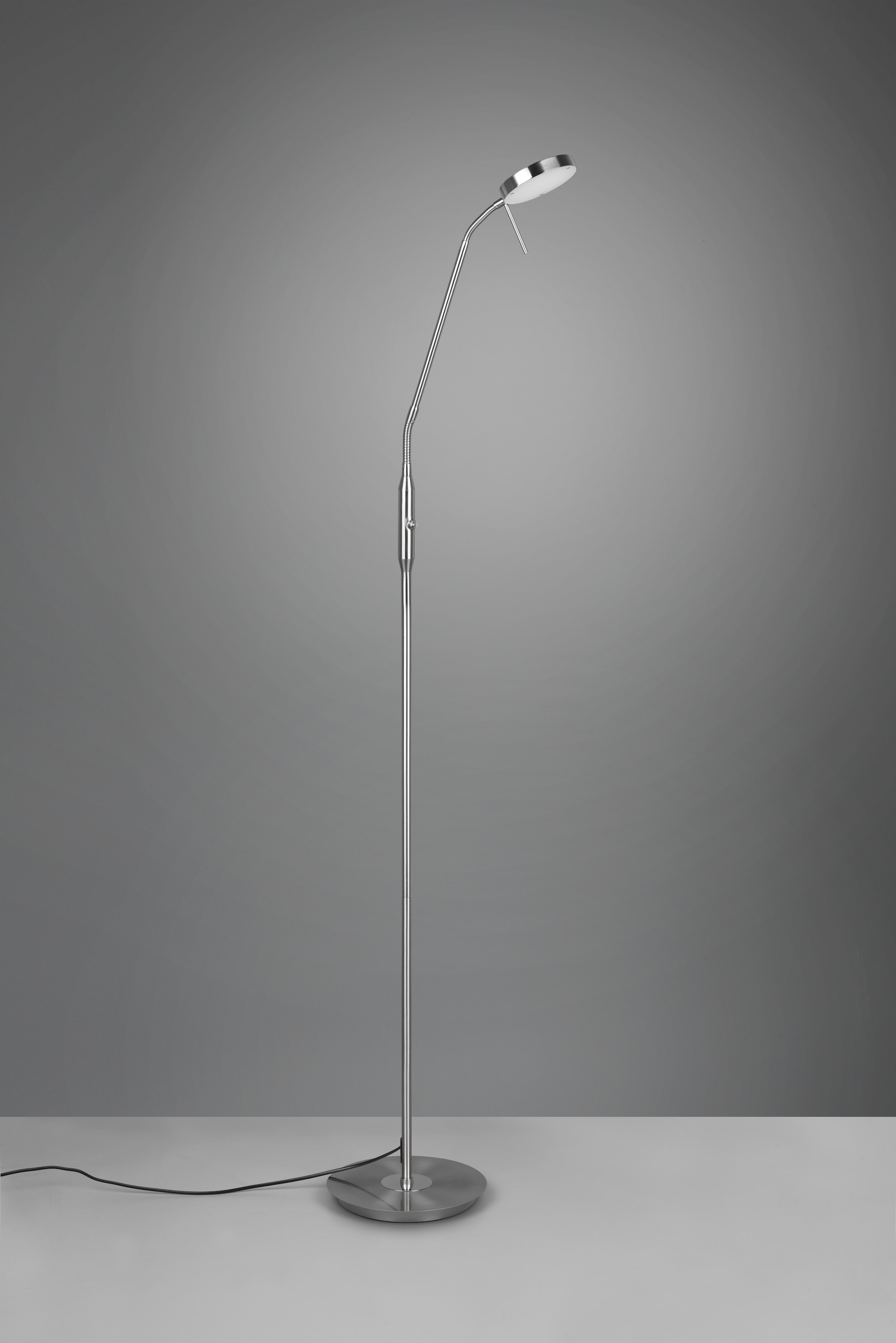 TRIO Leuchten LED Stehlampe »MONZA, Stehleuchte mit Sensordimmer Lichtfarbe einstellbar 2300-4000K«, 1 flammig, Leuchtmittel LED-Board | LED fest integriert, Leuchtenkopf flexibel verstellbar Memoryfunktion Höhe 145-160 cm