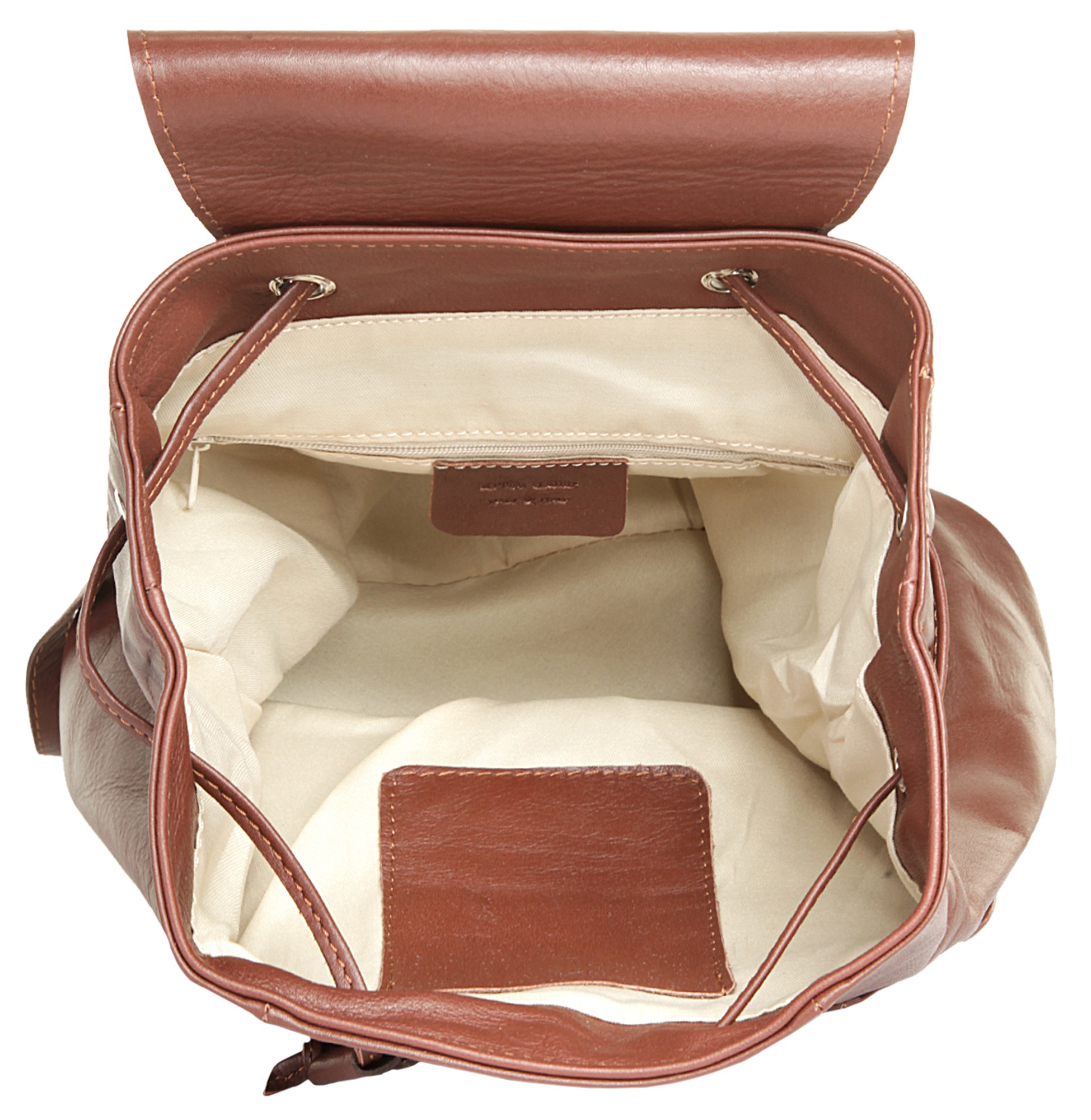 Piké Cityrucksack »ANTONIA«, echt Leder, Made in Italy