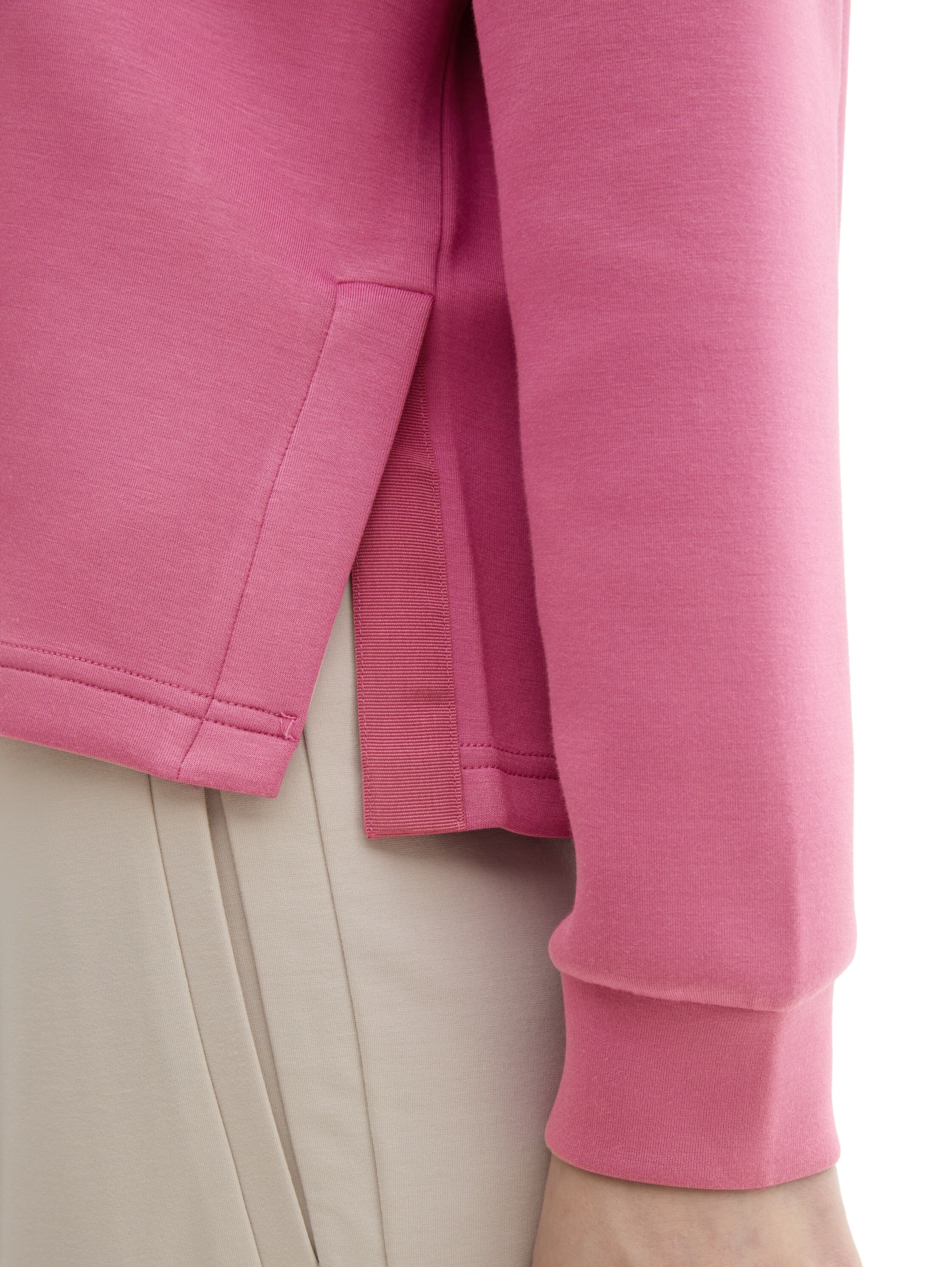 TOM TAILOR Sweatshirt »Scuba«, mit V-Ausschnitt
