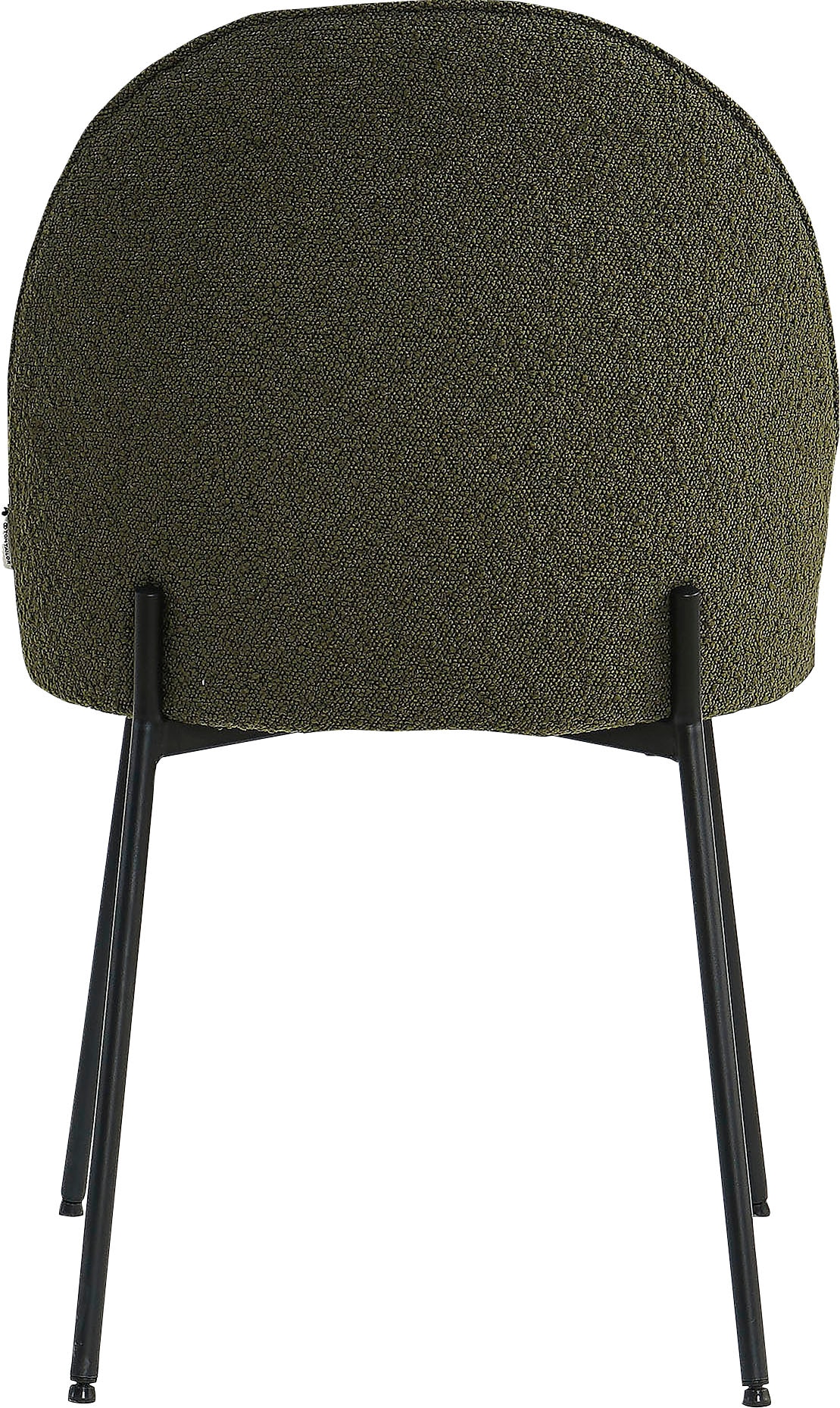 TOM TAILOR HOME Polsterstuhl, (Set), 2 St., Bouclé, mit abgerundeter Rückenlehne