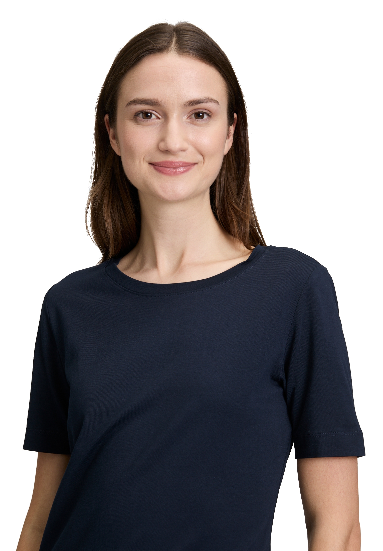 Betty&Co T-Shirt »Basic Shirt mit Rundhalsausschnitt«