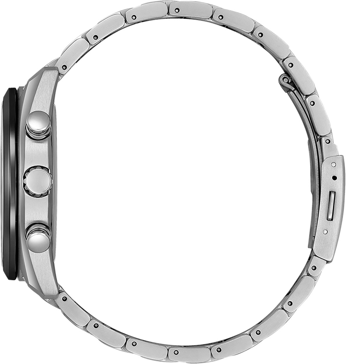 Citizen Funkchronograph »Tsuki-yomi«, Armbanduhr, Herrenuhr, Solar, Titan, Stoppfunktion, Mondphase