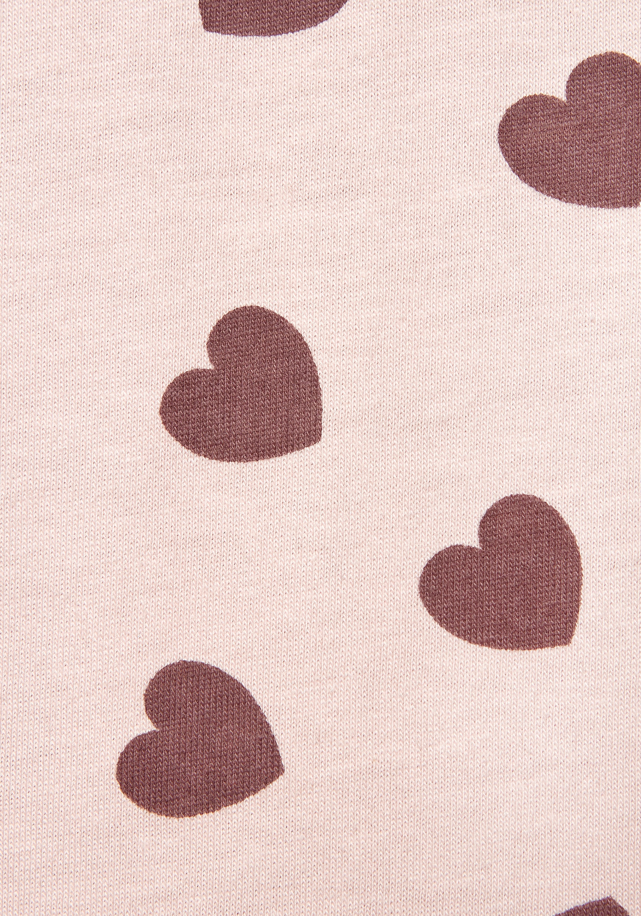 Vivance Dreams Pyjama Spar-Set, 2 Stück, 4 Stk. tlg., mit süßem Herzmuster