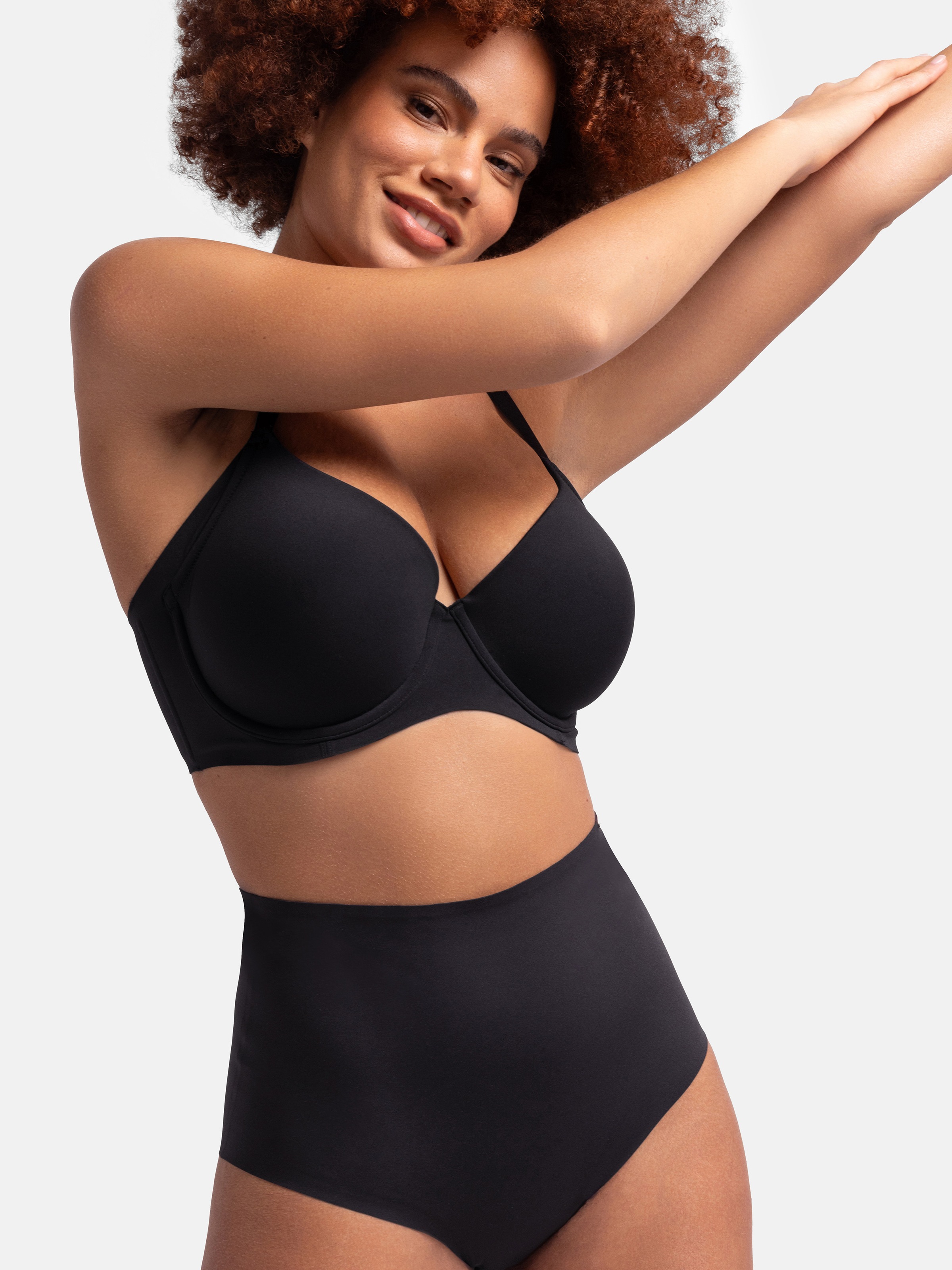 Dorina Slip »High Waisted Midi«, (2er Pack), kaum sichtbar unter enger Kleidung