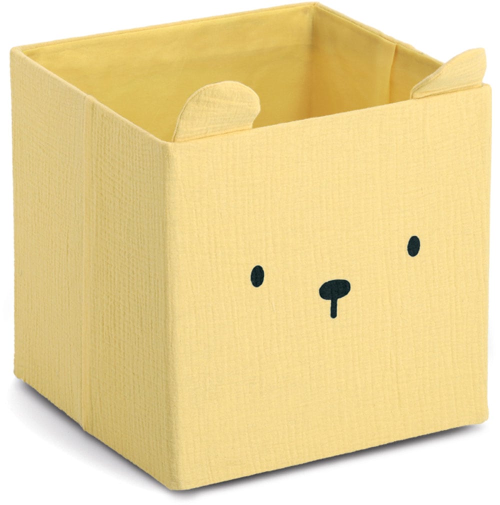 Zeller Present Aufbewahrungsbox »"Bär", Musselin« Tiermotiv, kinderfreundlich, faltbar