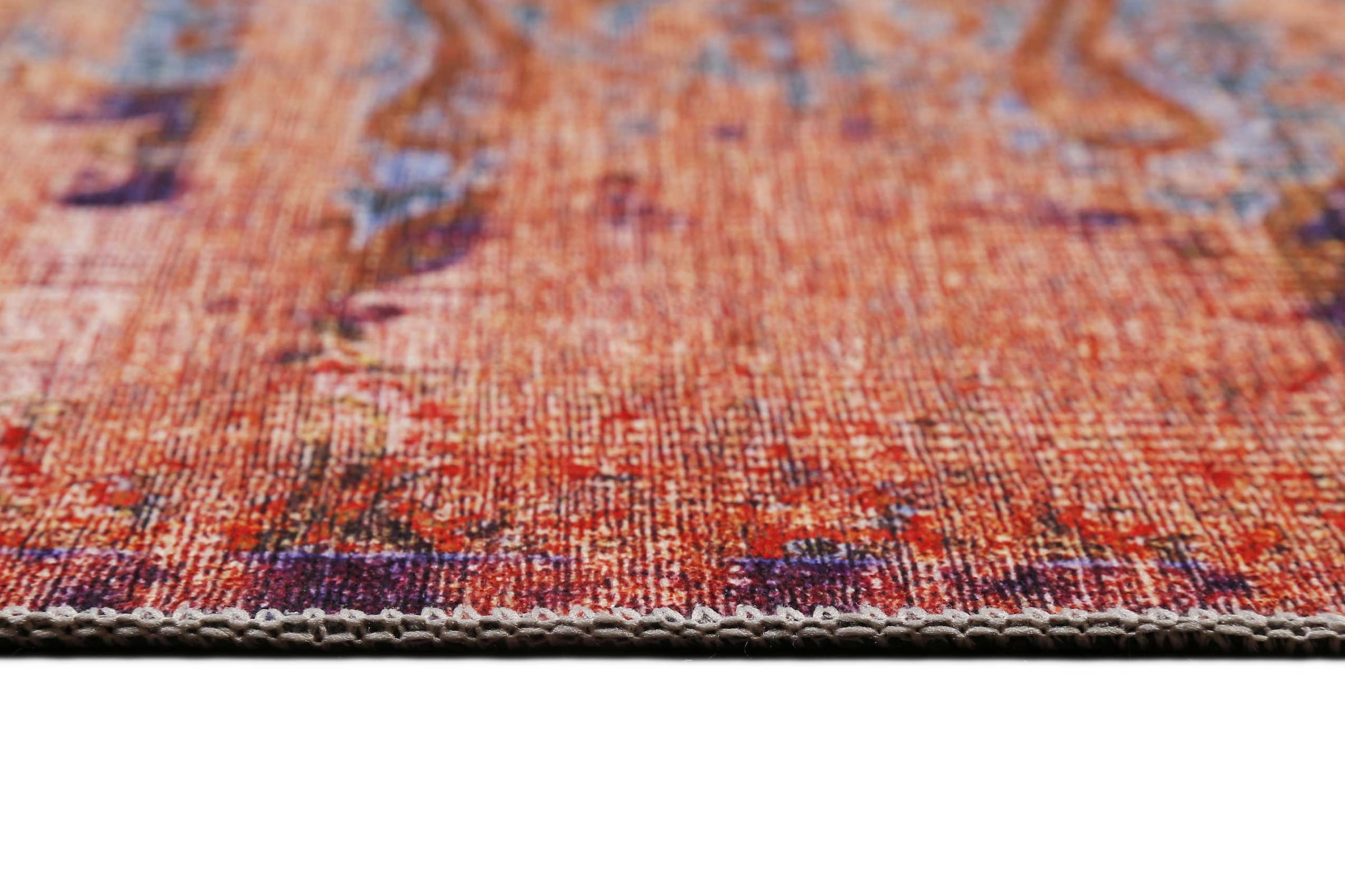 Wecon home Teppich »Rooftop« rechteckig 6 mm Höhe Vintage, Baumwolle, Kurzflor, Wohnzimmer, Schlafzimmer, Orient