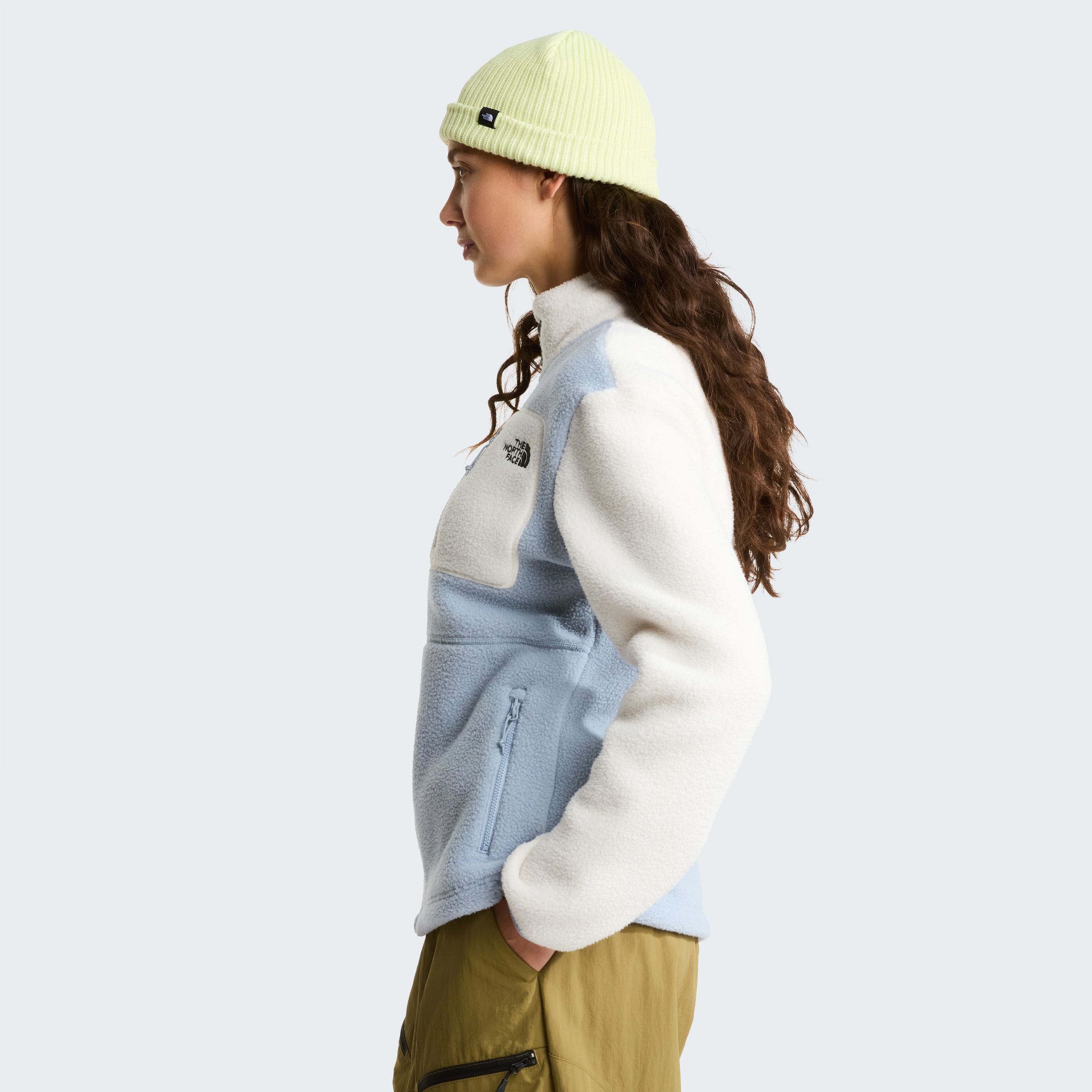 The North Face Strickfleece-Pullover »W YUMIORI FULL ZIP« aus Polyester, mit durchgehendem Reißverschluss