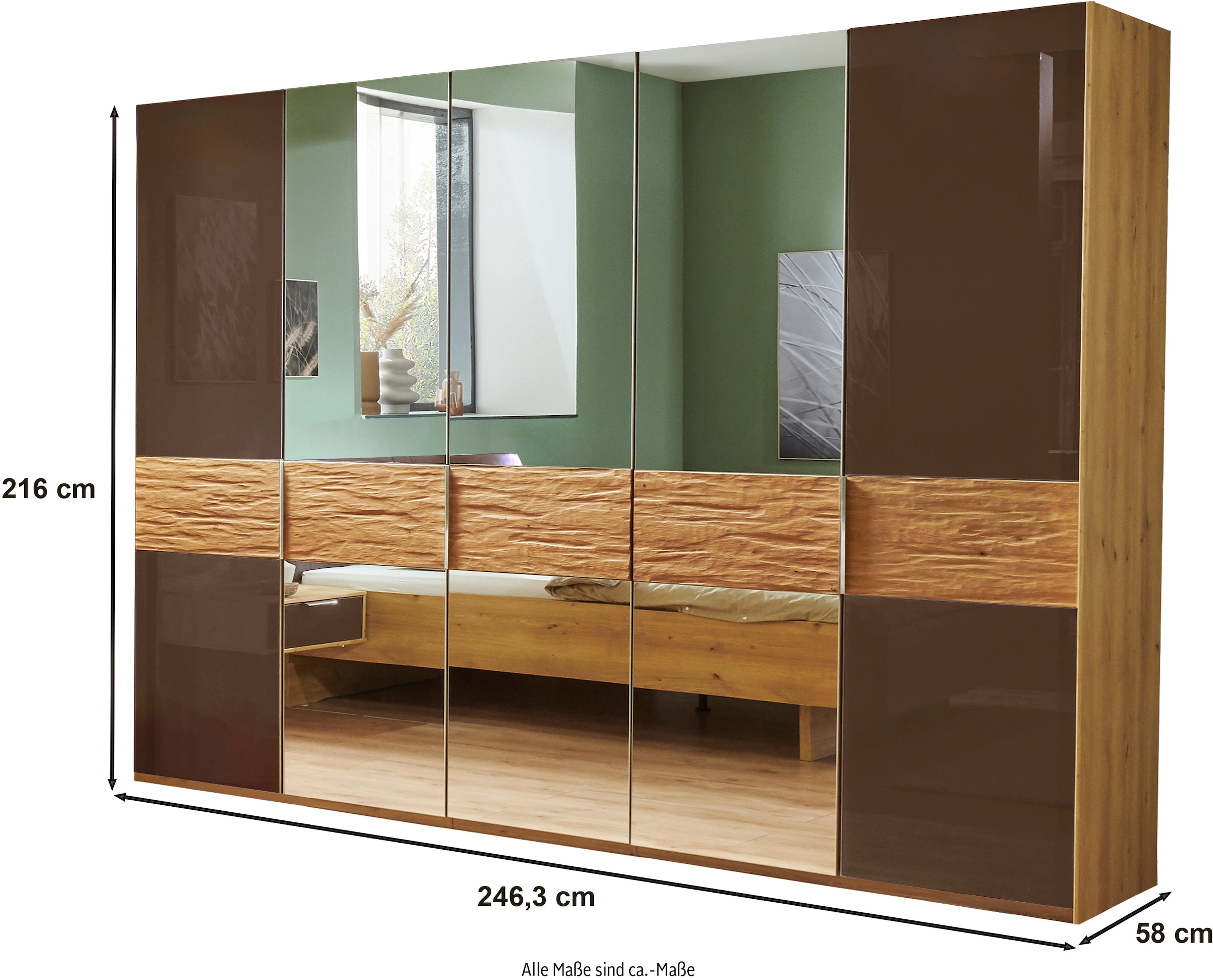 WIEMANN Drehtürenschrank »Cordoba« inkl. Türendämpfung