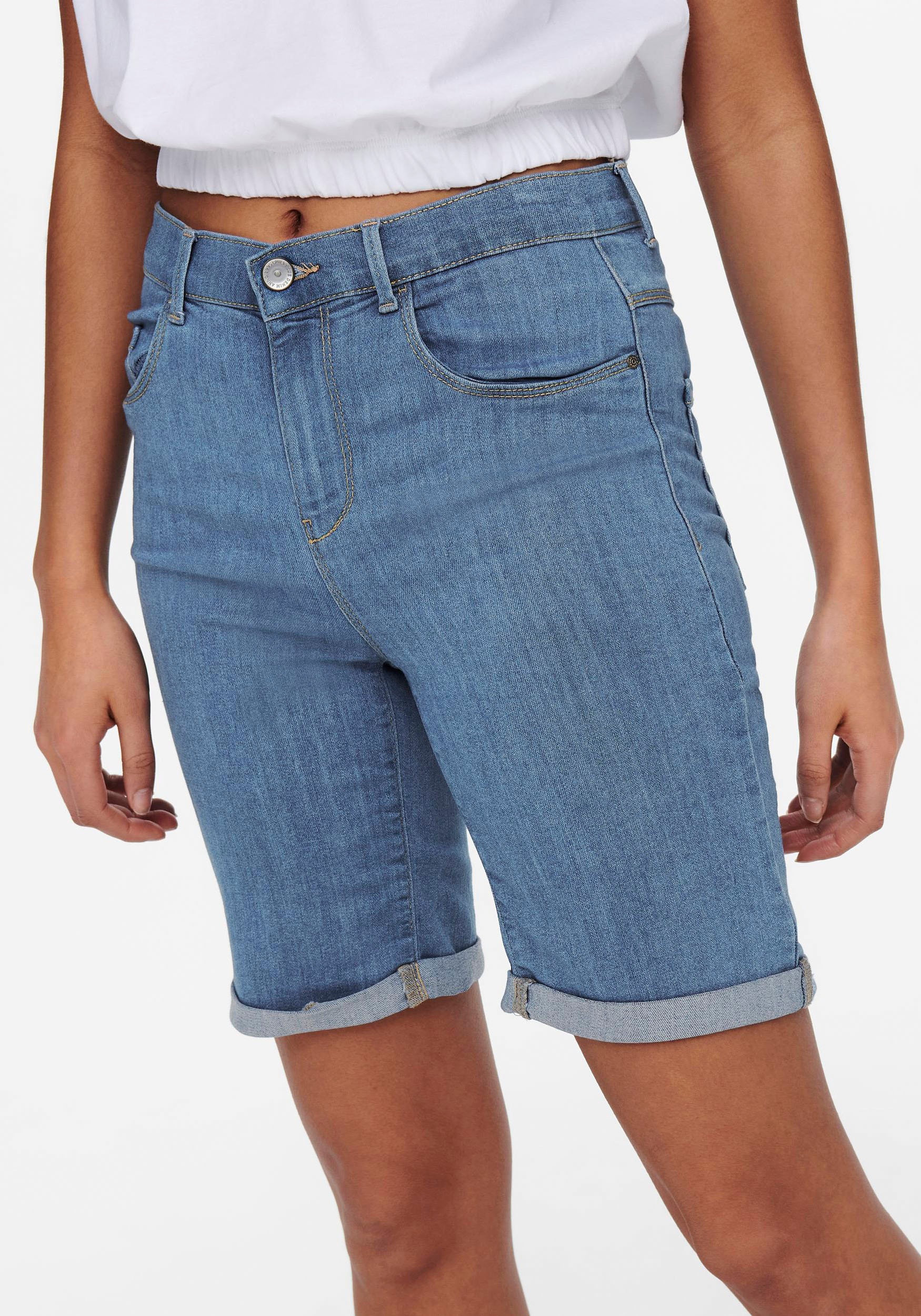 MID »ONLRAIN SHORTS NOOS« ONLY Jeansshorts ♕ LONG LIFE bei DNM