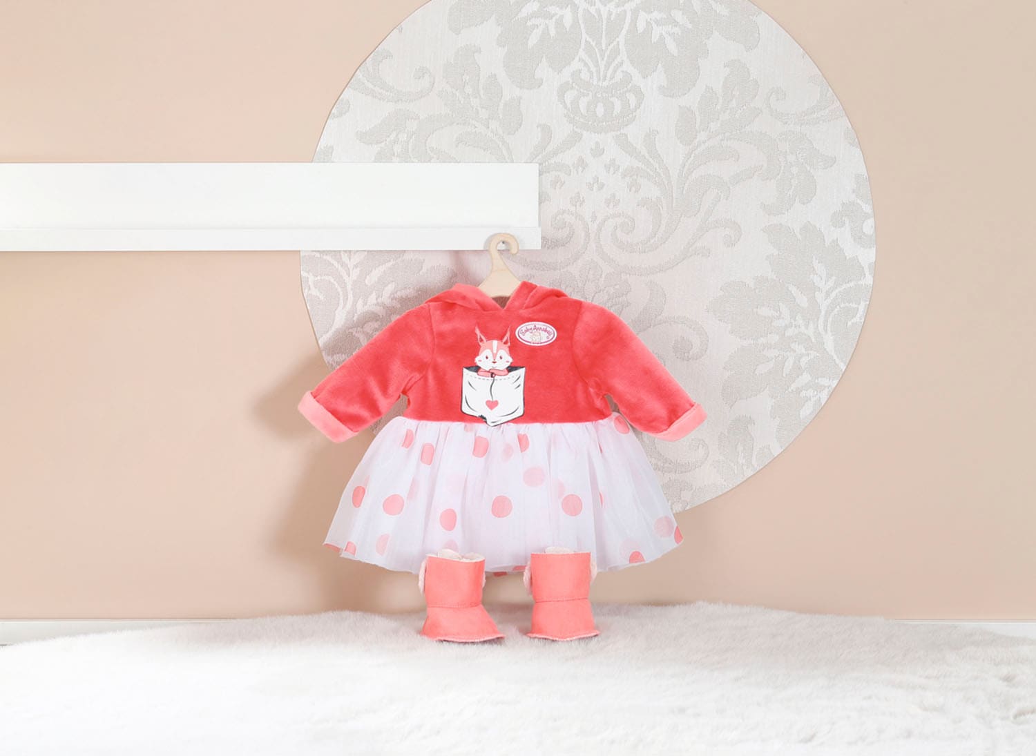 Baby Annabell Puppenkleidung »Deluxe Eichhörnchen Tutu, 43 cm«