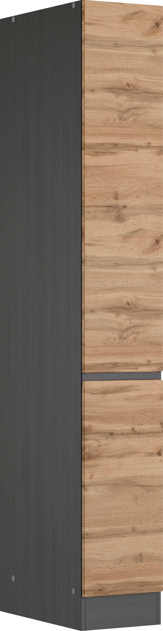 KOCHSTATION Apothekerschrank »KS-Riesa«, Breite 30 cm, MDF-Fronten