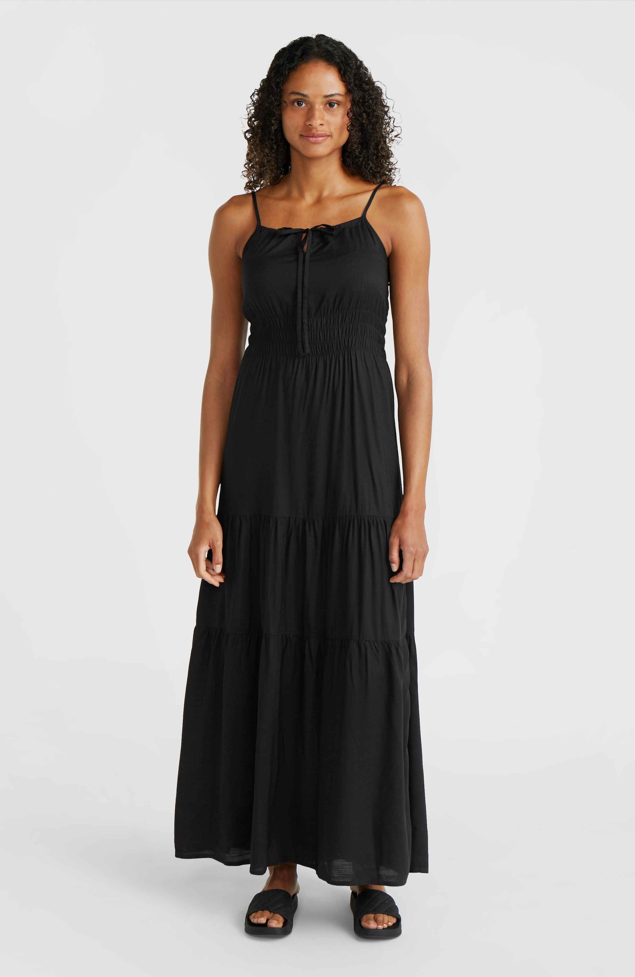 O'Neill Shirtkleid »QUORRA MAXI DRESS«, mit Kordel