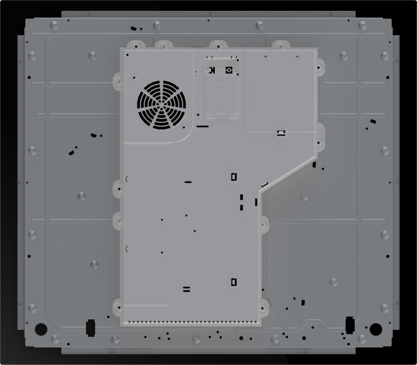 GORENJE Induktions-Kochfeld »GI6401MSC matt« kratzresistente matte Oberfläche mit BigZone 23cm & PowerBoost