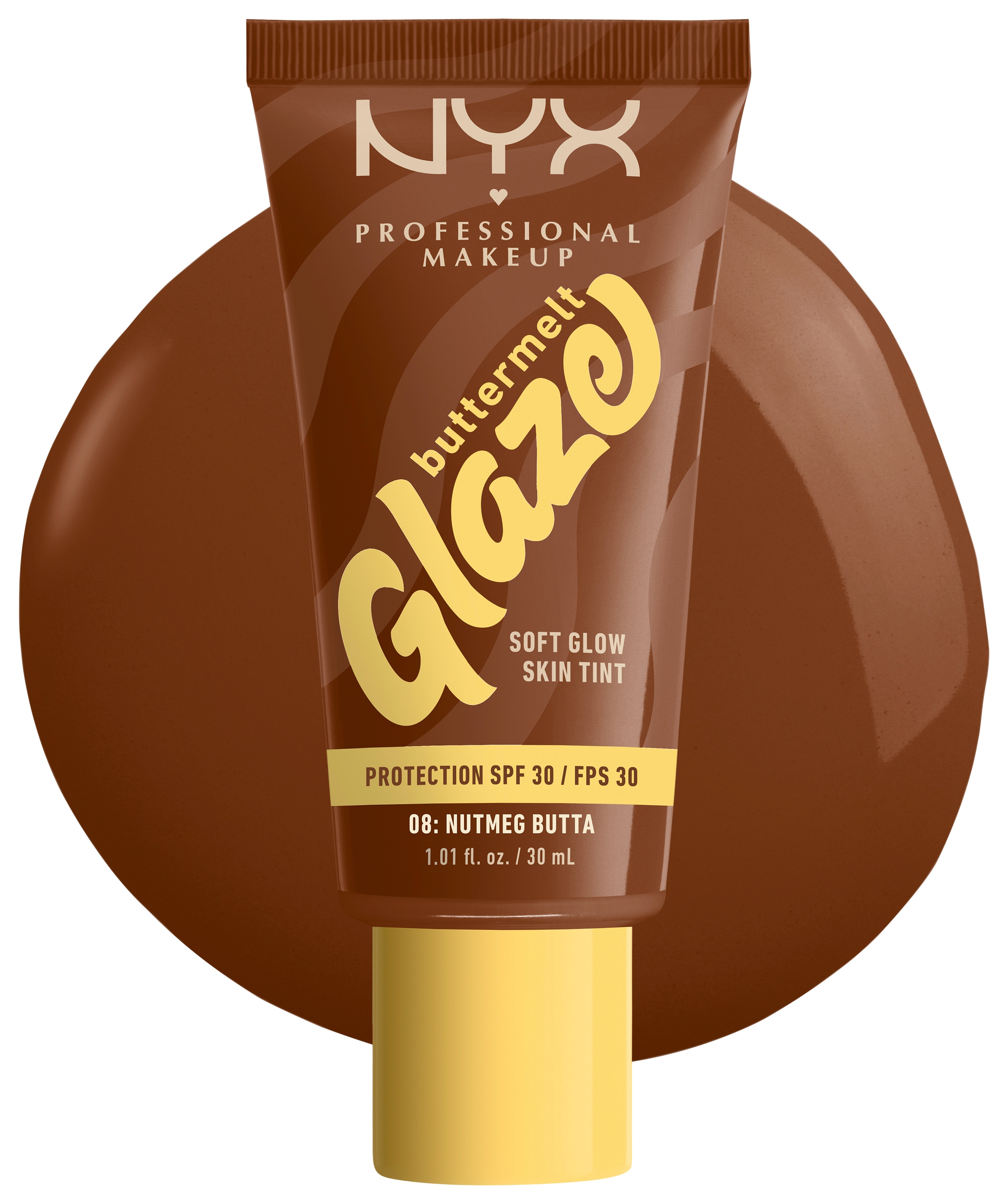 NYX Foundation »NYX Professional Makeup Buttermelt Glaze Foundation LSF 30«