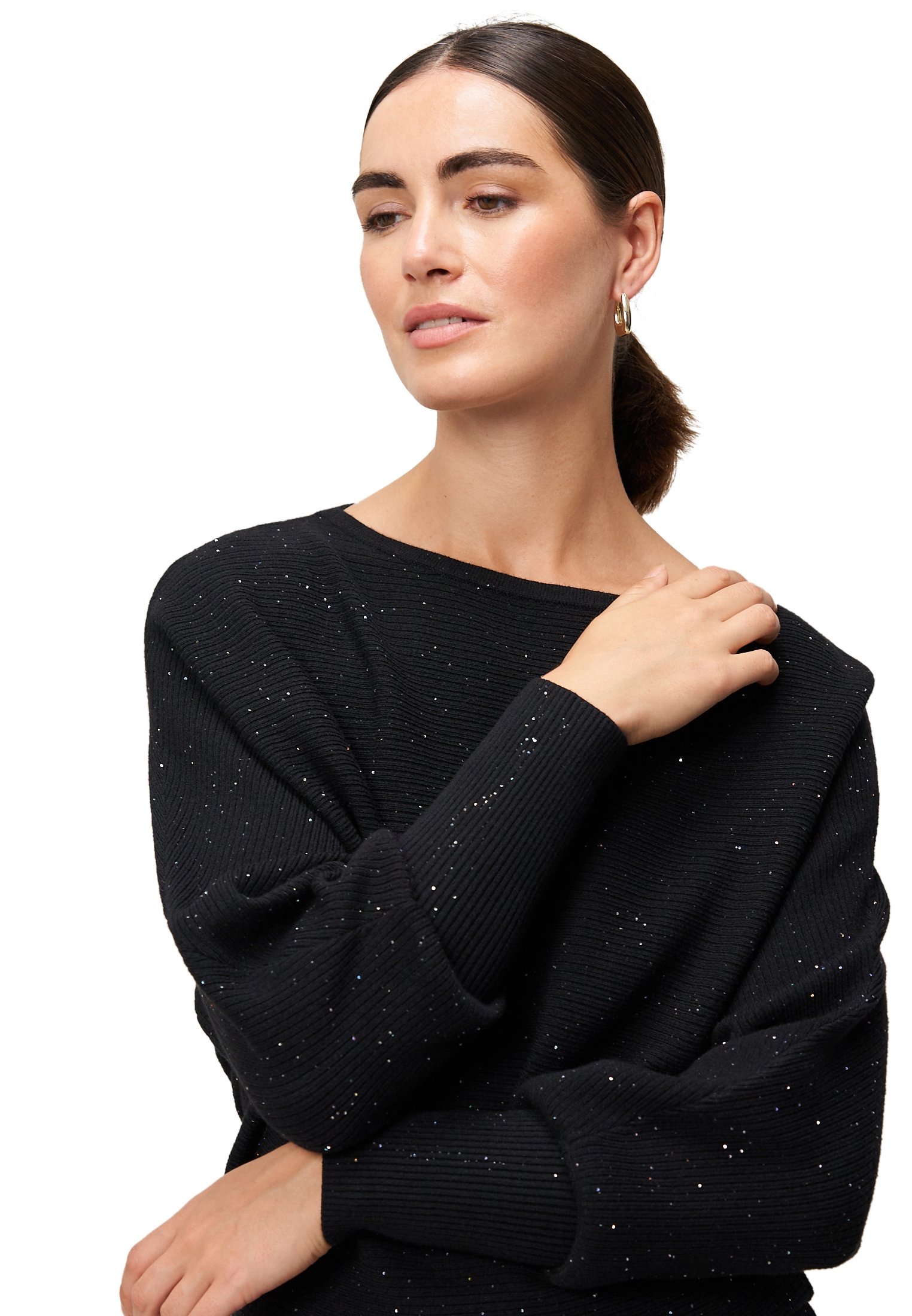 Zero Strickkleid »Strickkleid mit Pailletten«