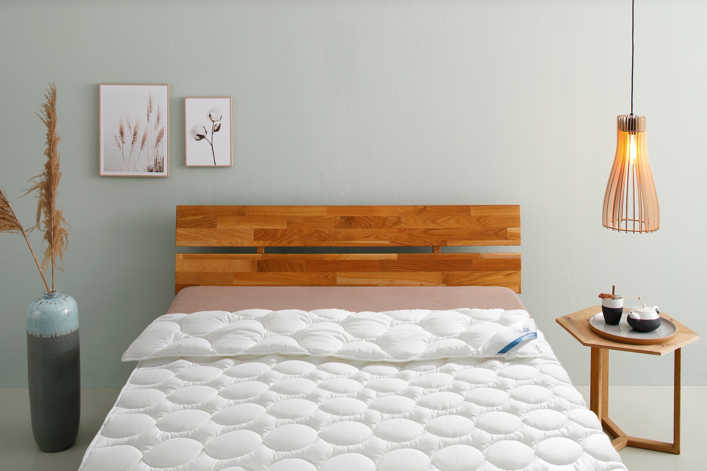 Beco Kunstfaserbettdecke »EcoWell Bettdecke mit (1 samtweich, 4 in Füllung in nachhaltiger Bezug oder St.), Engel\