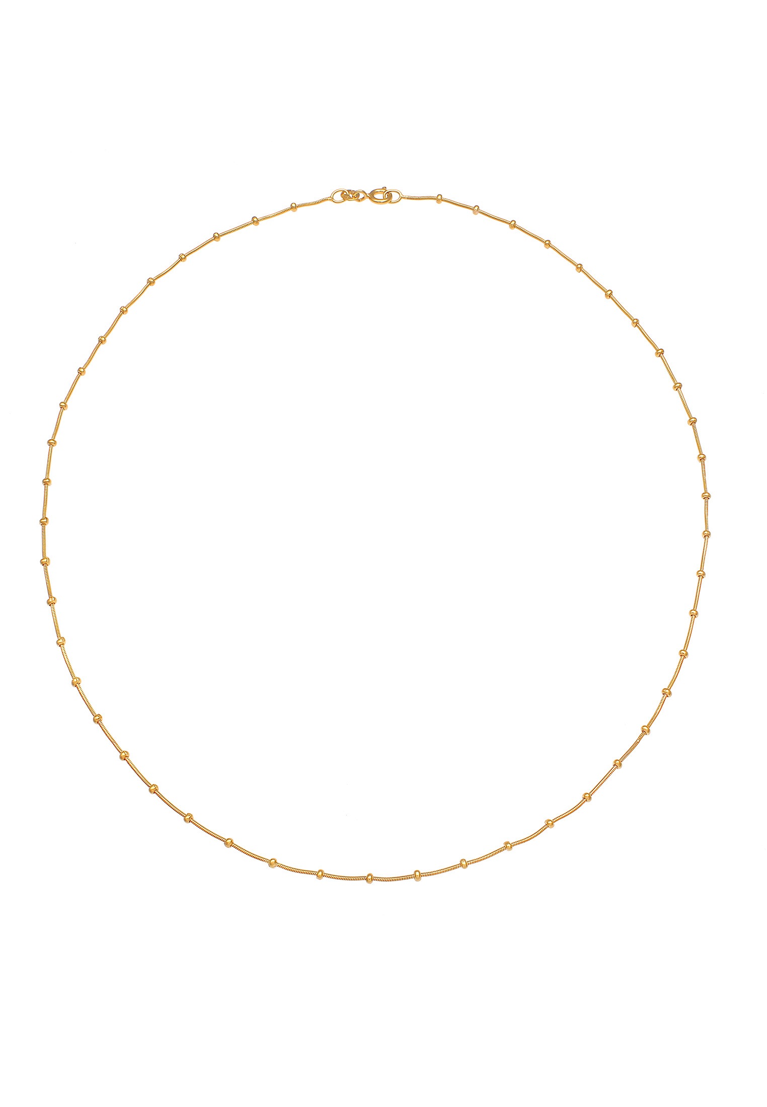 Elli Kette ohne Anhänger »Halskette Feine Schlangenkette Kugeln 925 Silber«