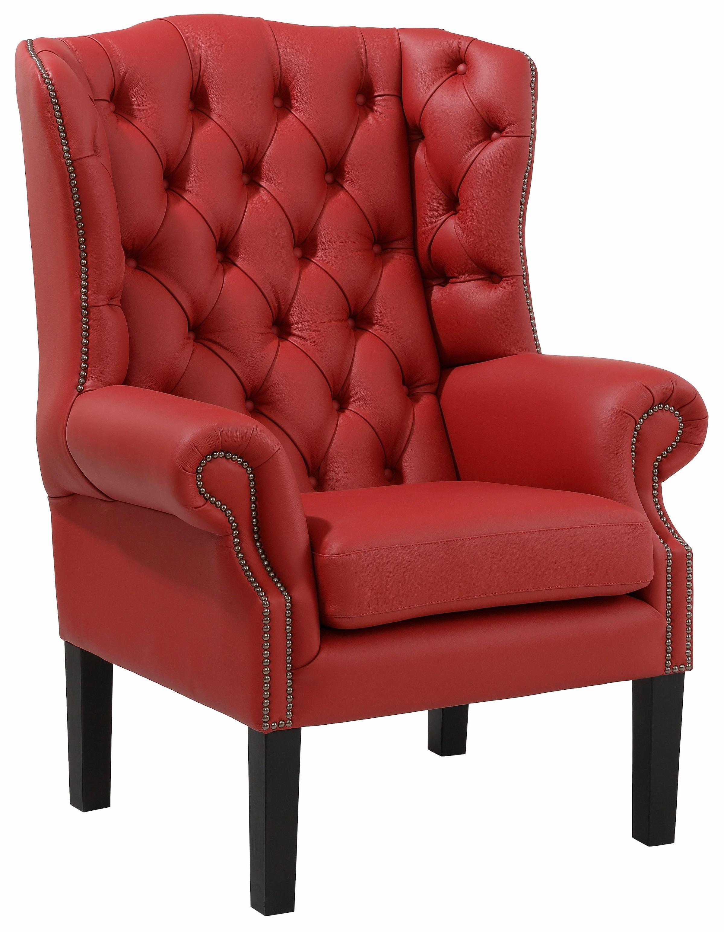 Home affaire Sessel »Bedford Ohrensessel Chesterfield«, mit aufwendiger Knopfheftung und geschwungenen Armlehnen