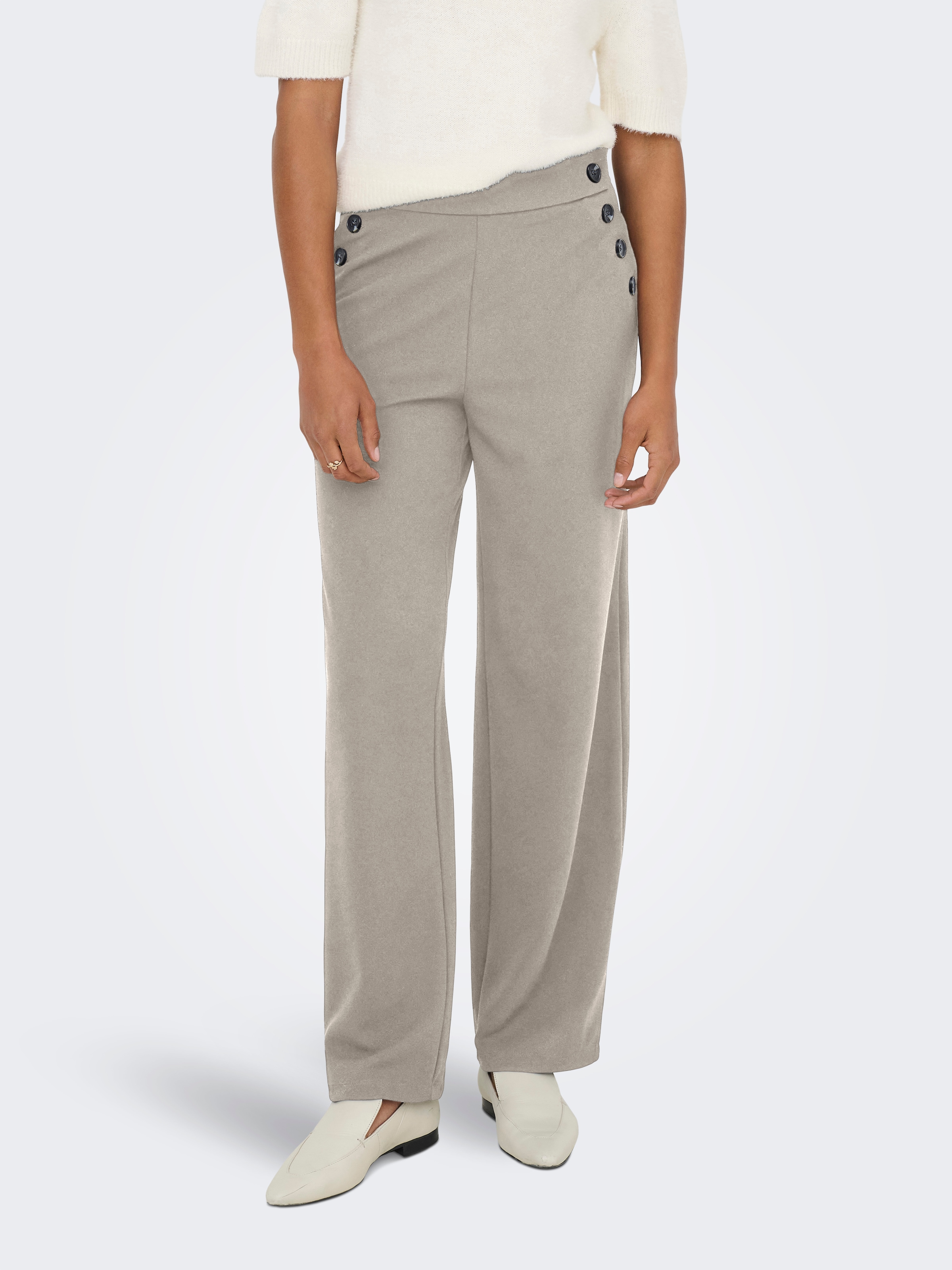 ONLY Schlupfhose »ONLRINA BUTTON PANT JRS NOOS«  mit Knopf-Details