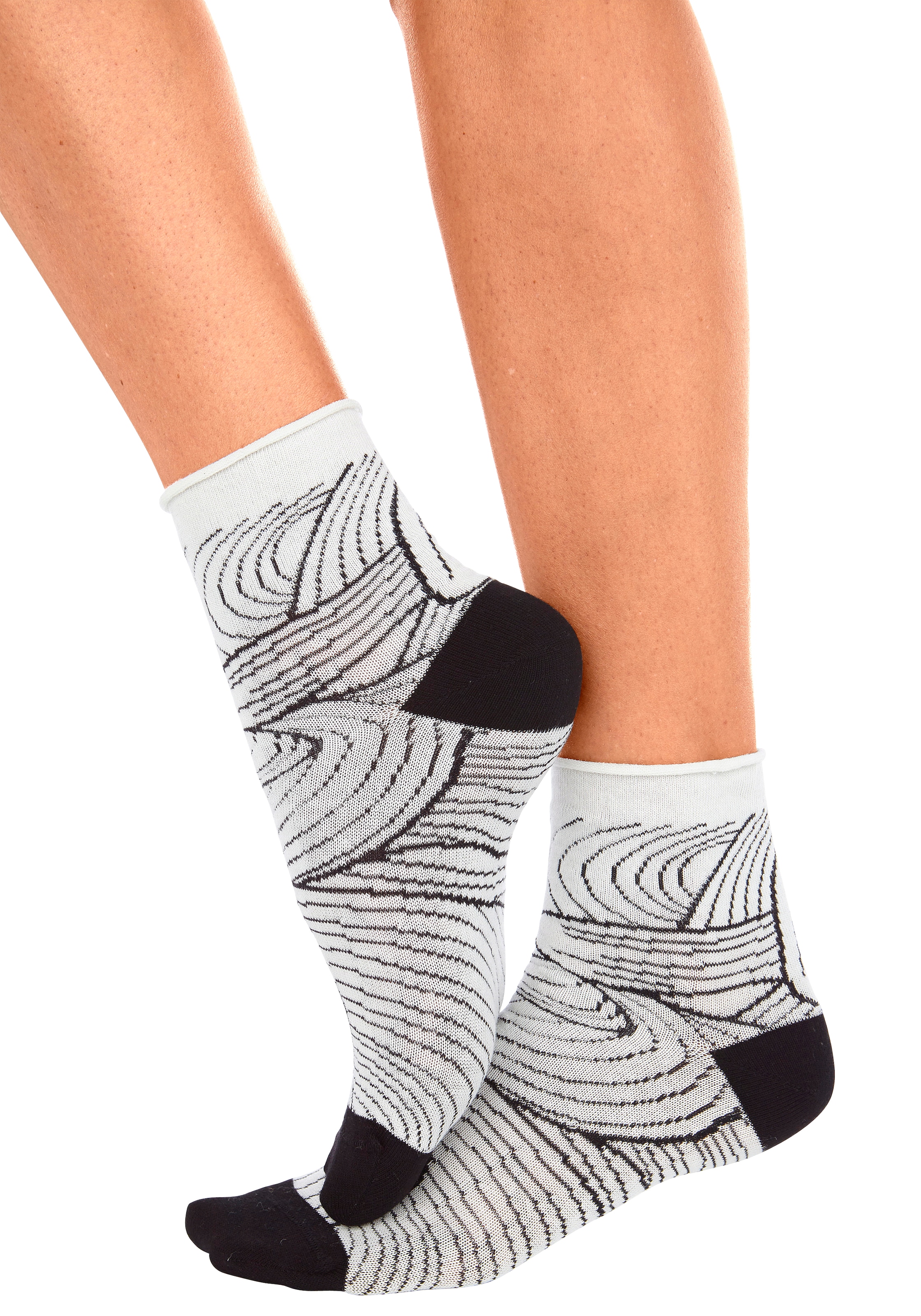 H.I.S Kurzsocken, (4 Paar), in unterschiedlichen Designs