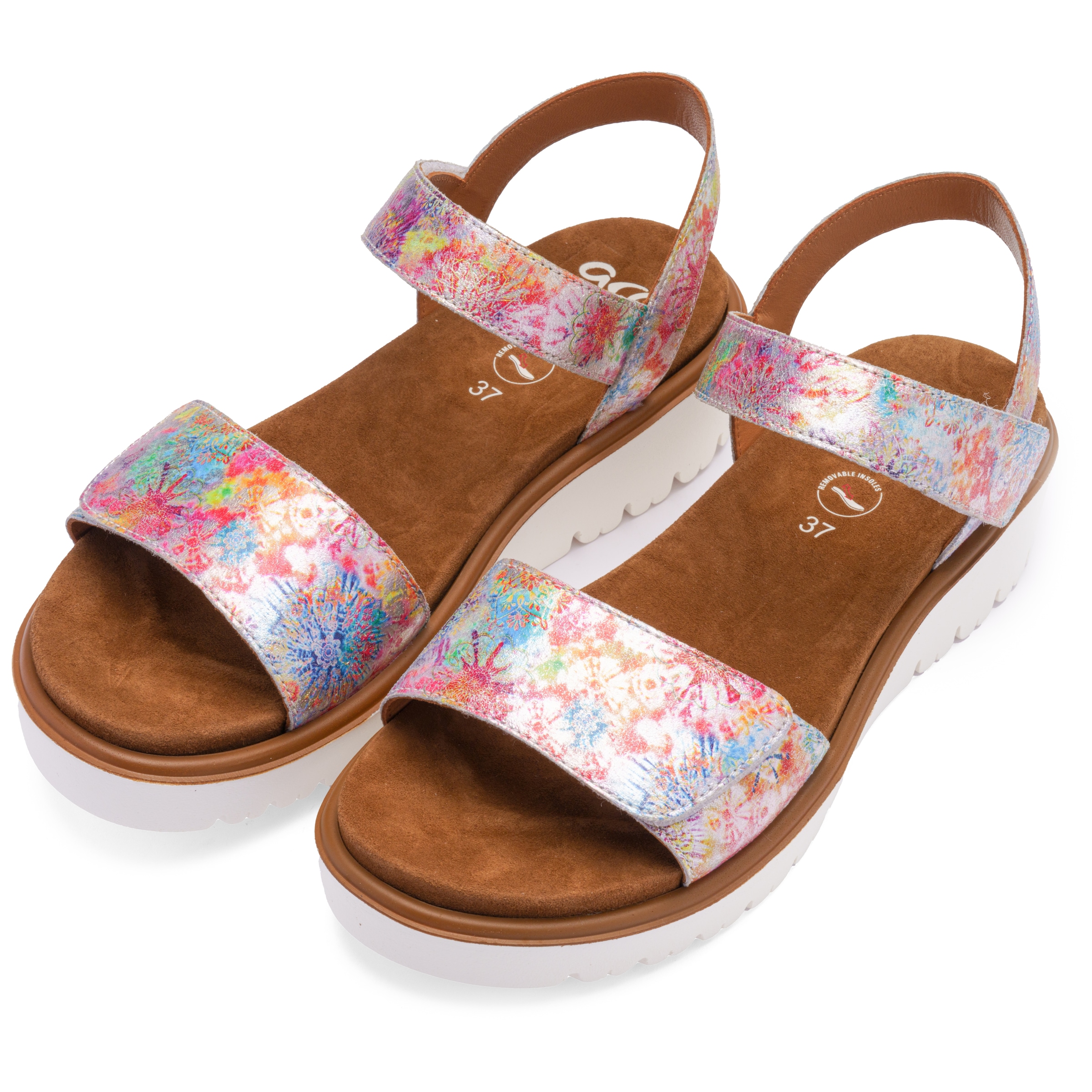 Ara Keilsandalette »BILBAO«  , Sommerschuh, Sandale, Keilabsatz, Klett, Weite G (weit)