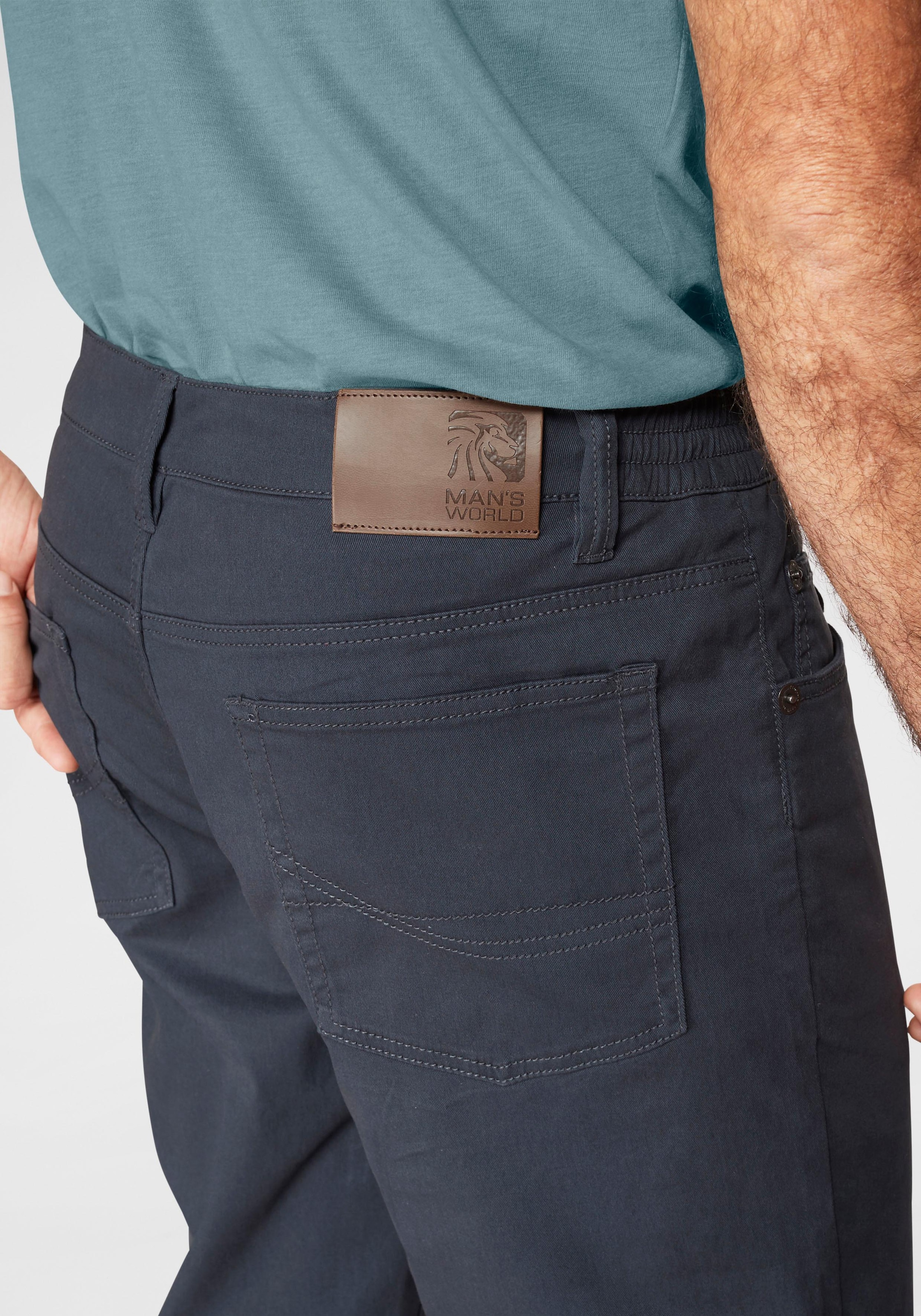 Man's World Dehnbund-Hose, Stretchhose mit Dehnbund