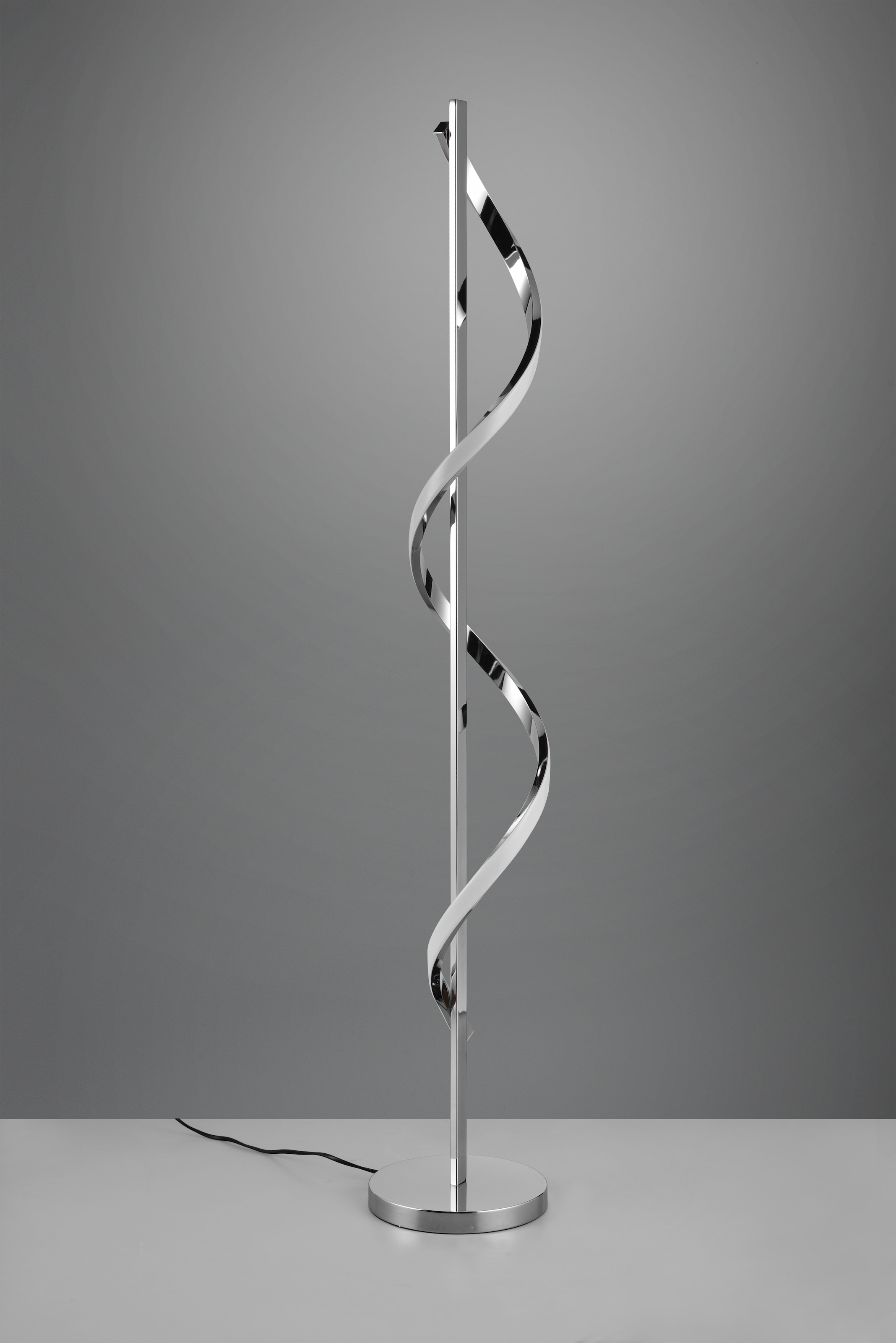 REALITY Leuchten LED Stehlampe »ISABEL, Stehlampe mit Fußschalter, 21,5W LED kaltweiß 4000K 2600 Lumen« LED-Board 1 Stk. Kaltweiß Stehleuchte stufenlos dimmbar, Höhe 120cm Ø 20cm, Memory Funktion