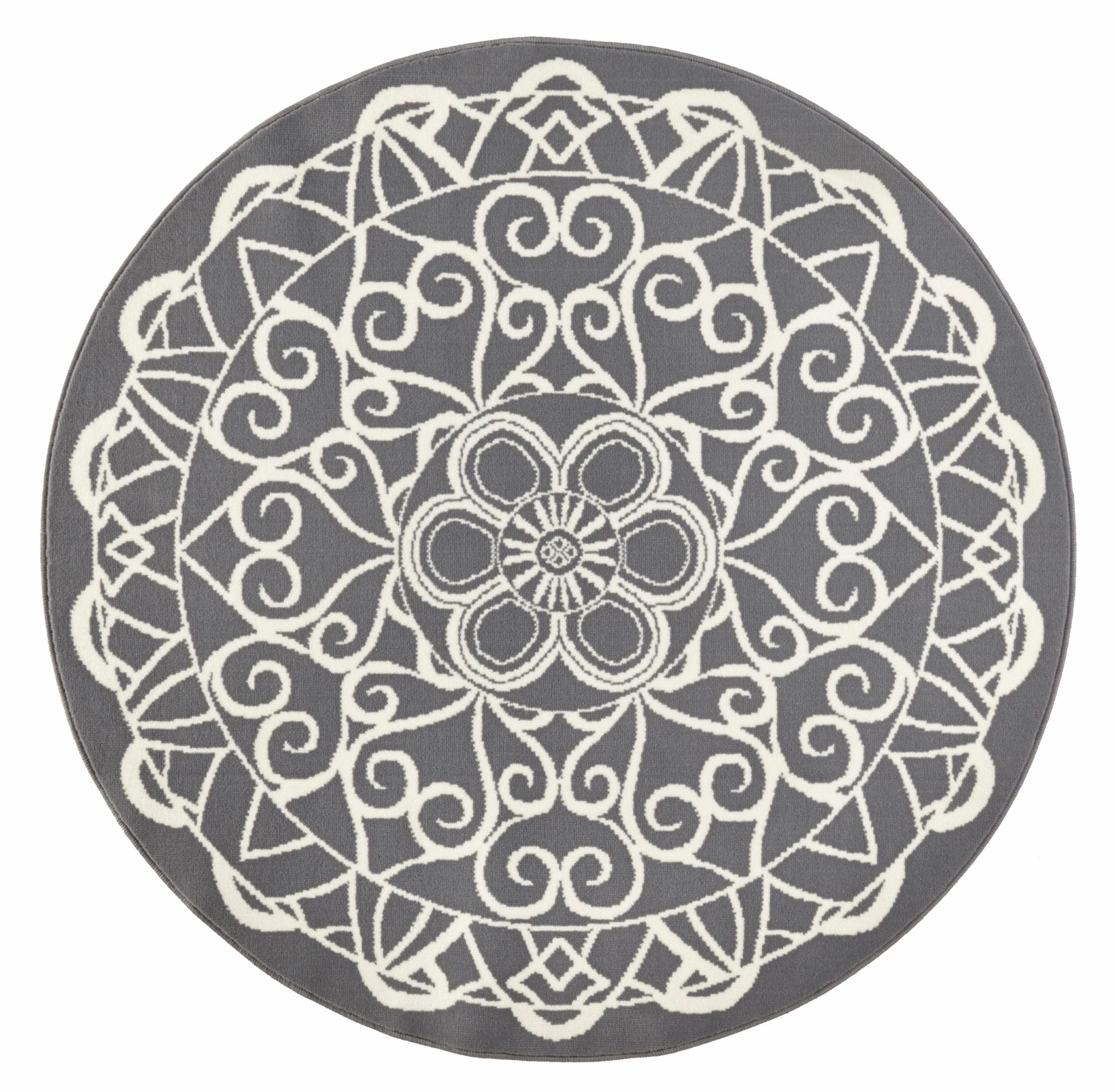 HANSE Home Teppich »Mandala 1«, rund, Kurzflor, Mandala Design, Graphisches  Muster, Robust, Pflegeleicht