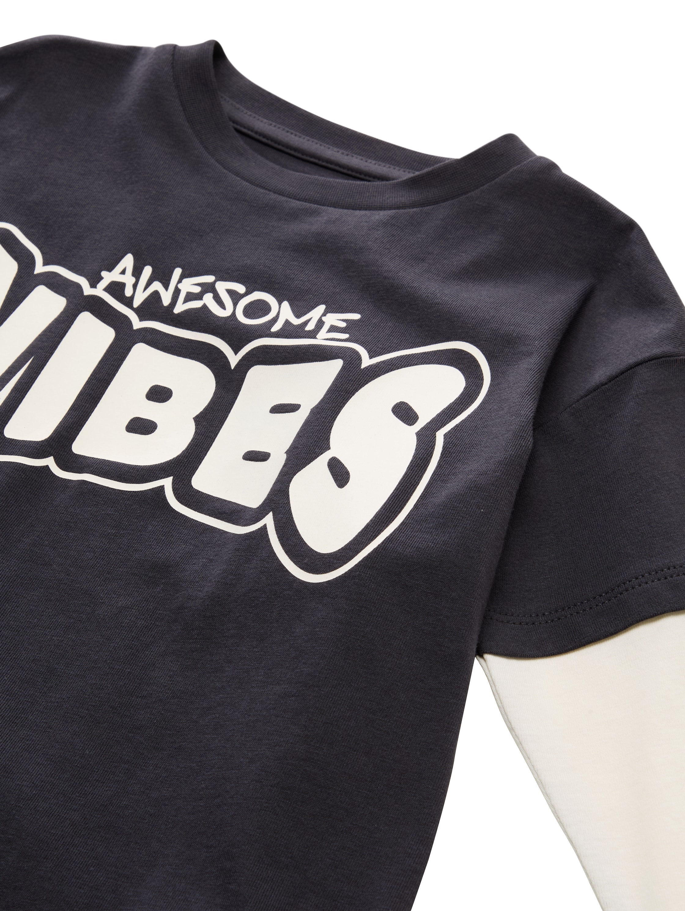 TOM TAILOR Langarmshirt mit Schriftzug