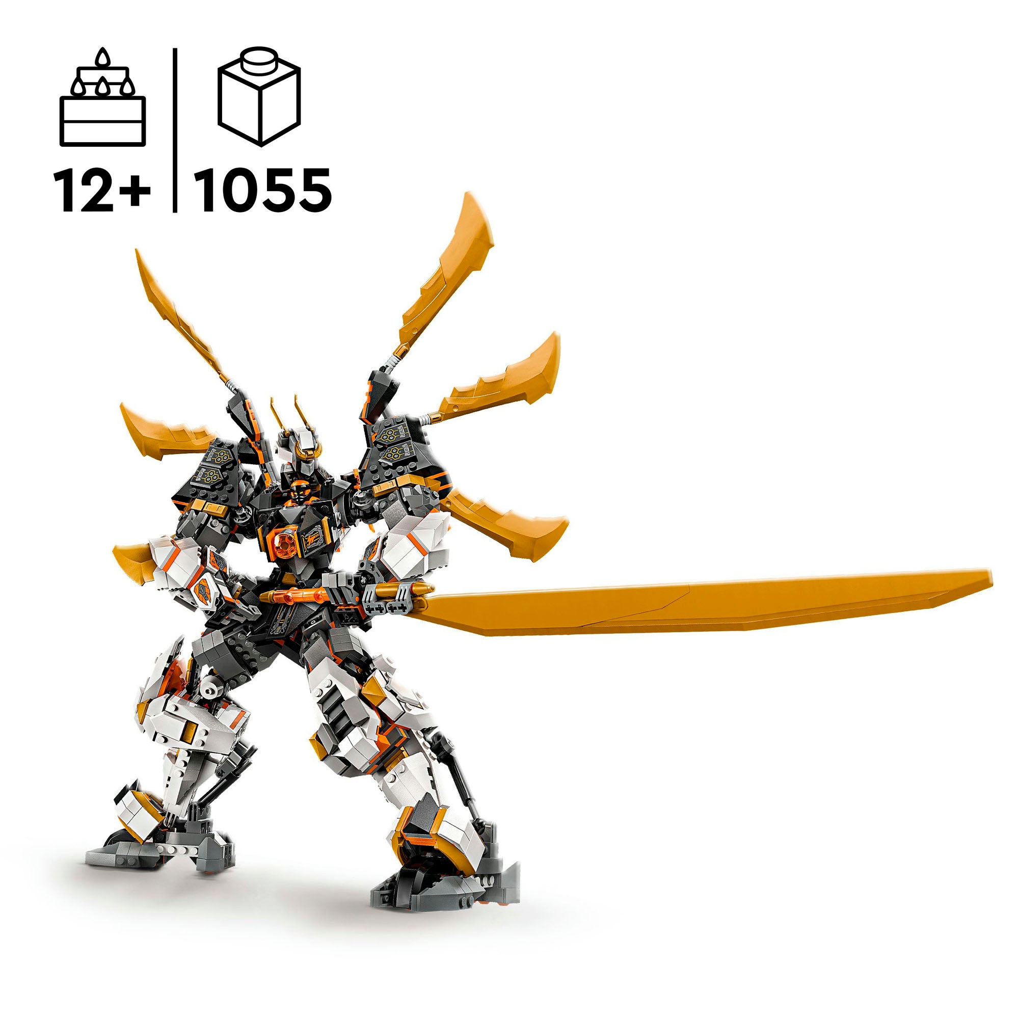 LEGO® Konstruktionsspielsteine »Coles Titandrachen-Mech (71821), LEGO Ninjago«, (1055 St.), Made in Europe