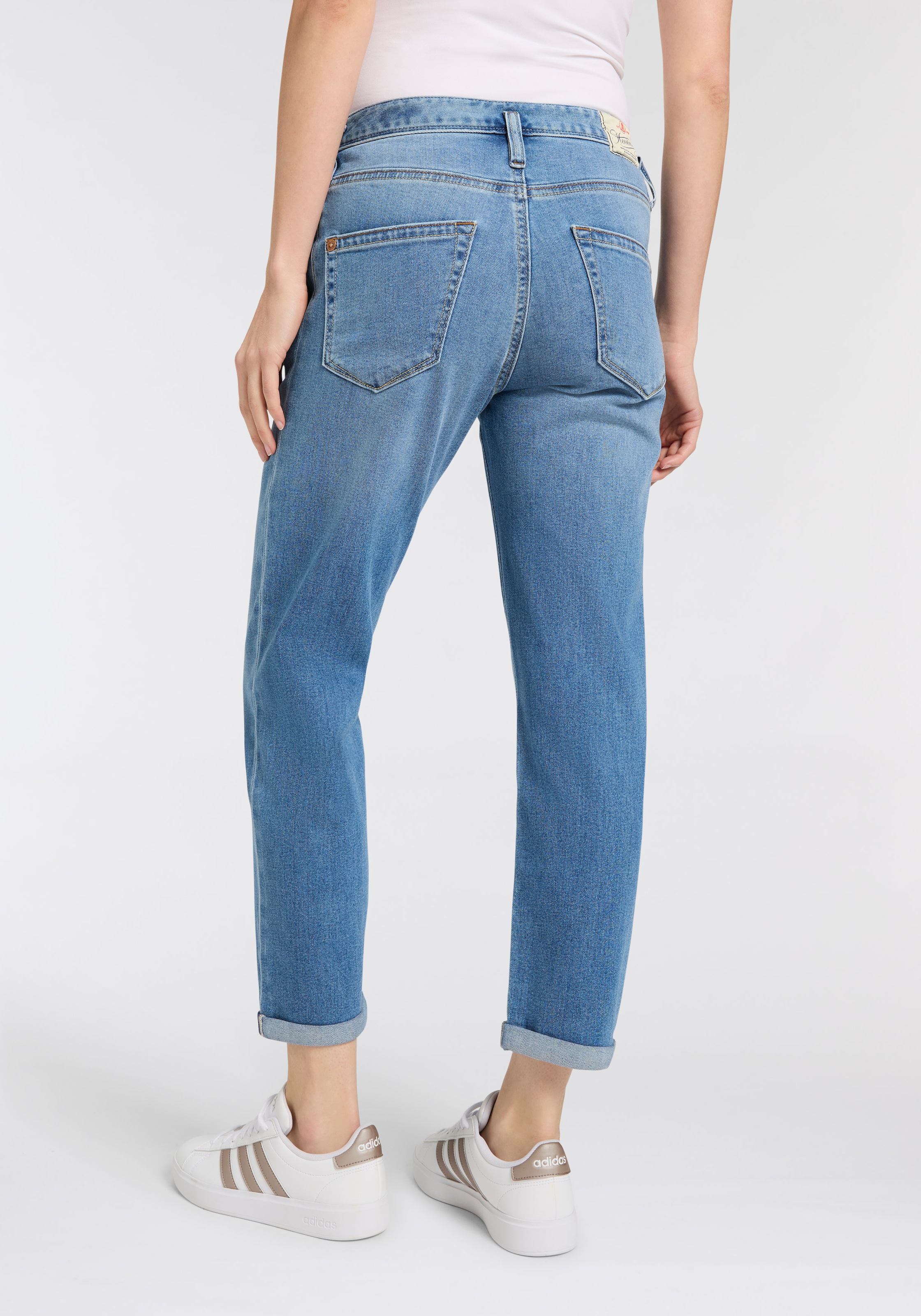 Herrlicher Boyfriend-Jeans »Shyra Tap Denim Comfort«, mit Umschlagsaum