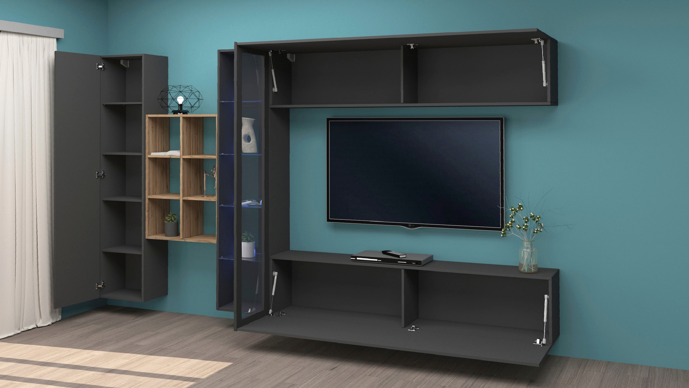 Home affaire Wohnwand »Maruska« 1 Stk. tlg.