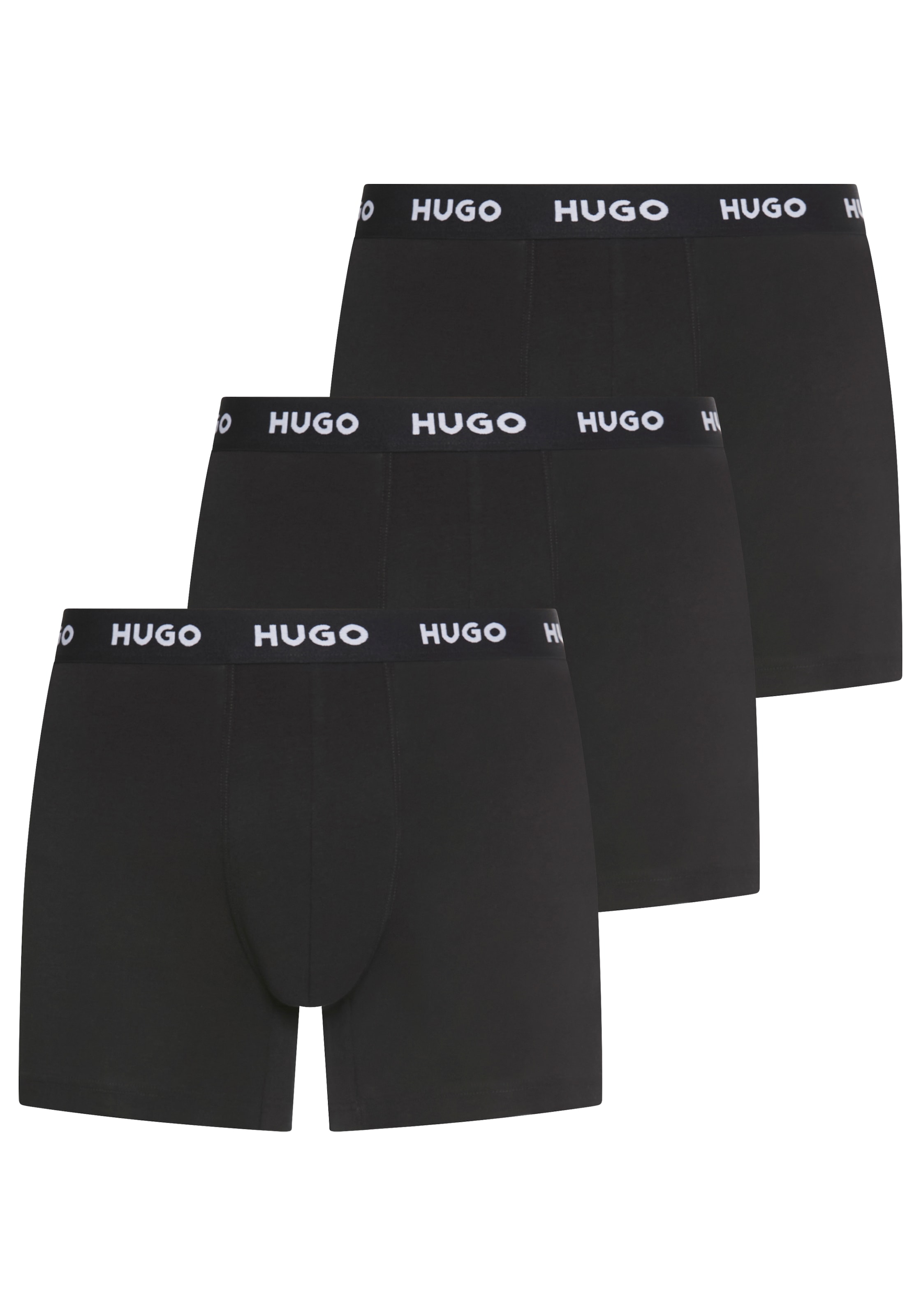 HUGO Underwear Boxer »BOXERBR TRIPLE« Packung, 3er, 3 Stk. mit elastischem Bund