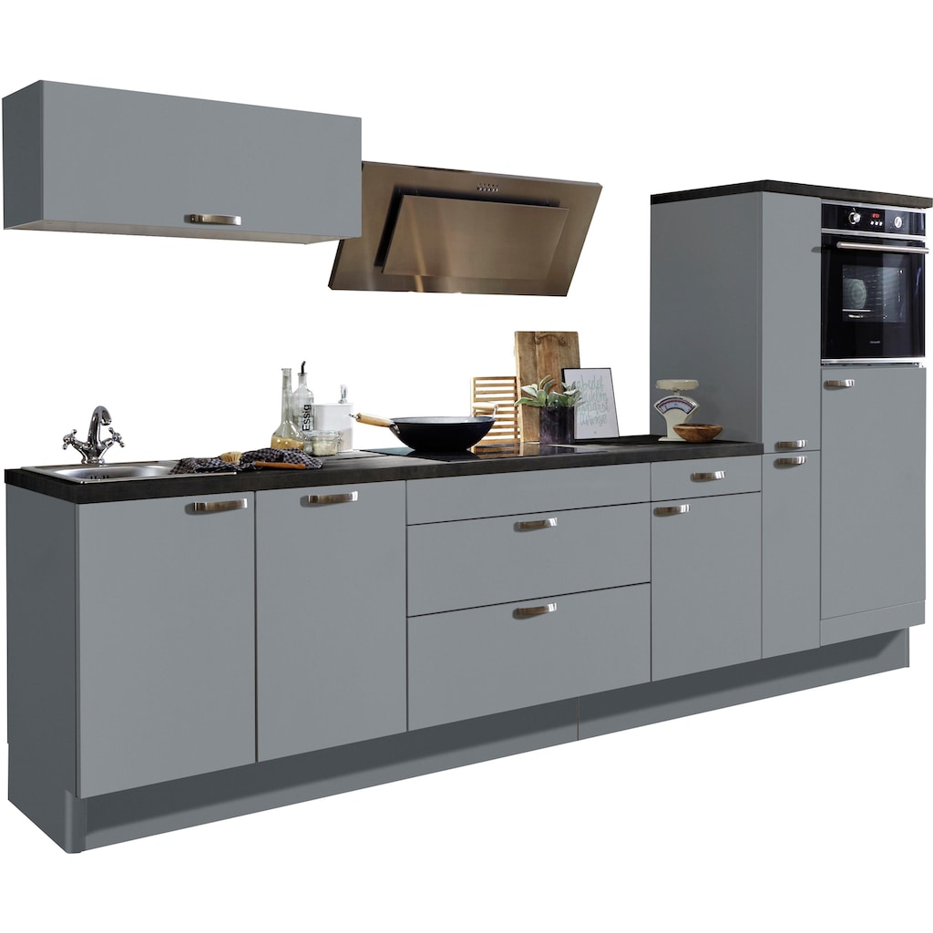 OPTIFIT Küchenzeile »Cara«, Vollauszüge und Soft-Close-Funktion, Breite 320 cm