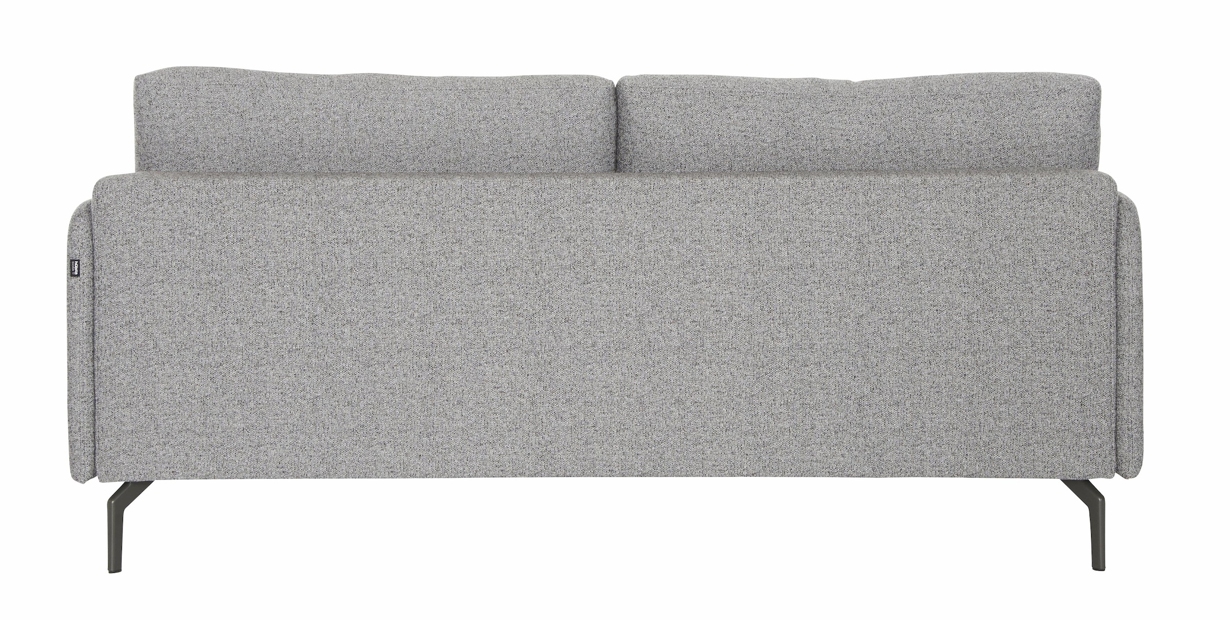 Creation BY ROLF BENZ 3-Sitzer »CR.450, Designsofa, edles Sofa, Loungesofa, Ledersofa, klares Design« Armlehne sehr schmal, Breite 190 cm, Alugussfuß Umbragrau