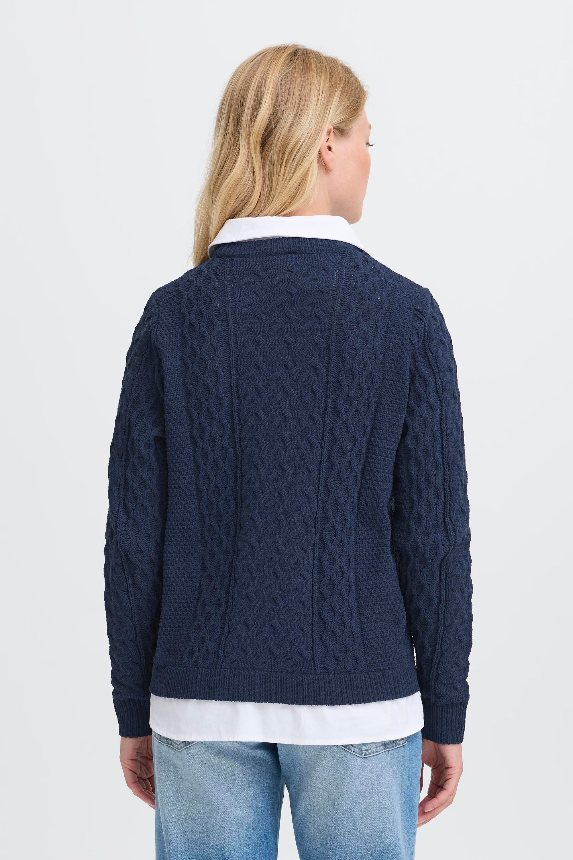 OXMO Strickfleece-Pullover »Strickpullover OXFSanvi«