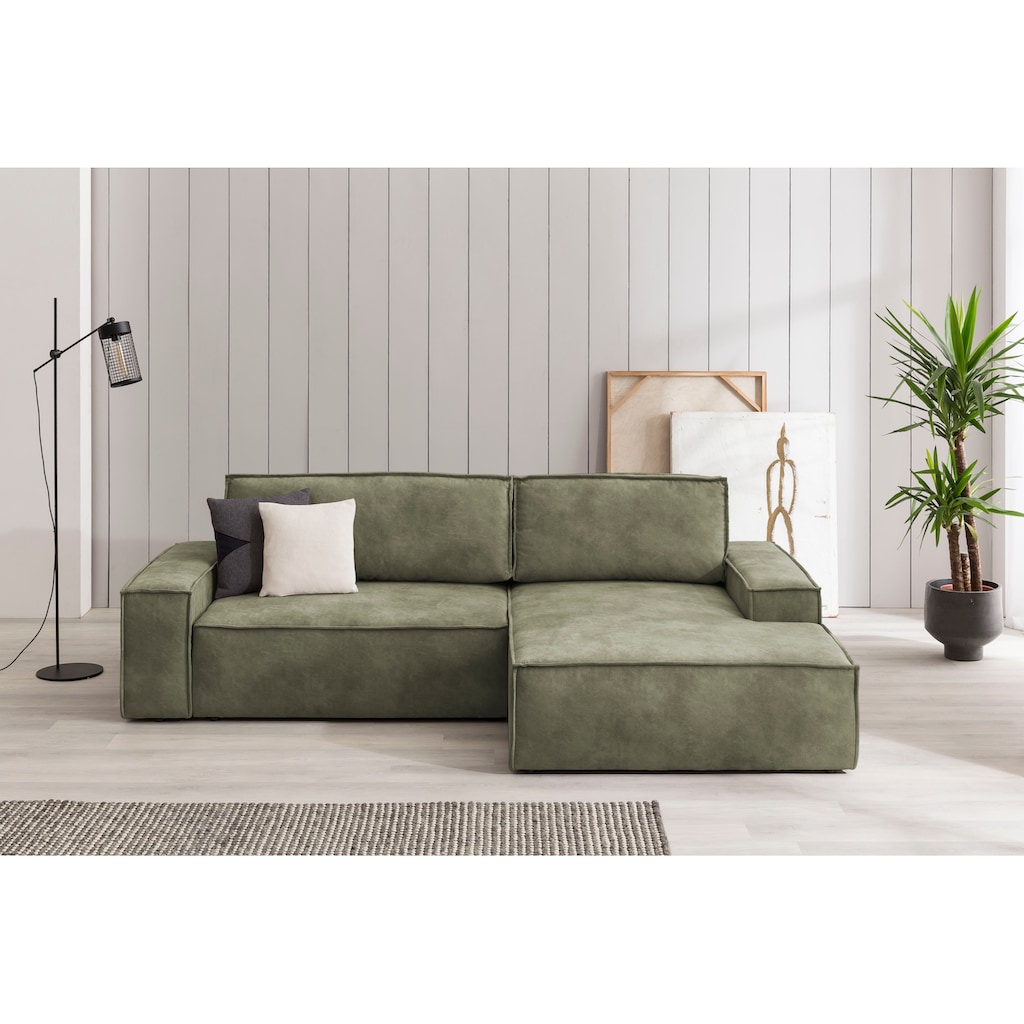 Home affaire Ecksofa »SHERWOOD Schlafsofa 267 cm«