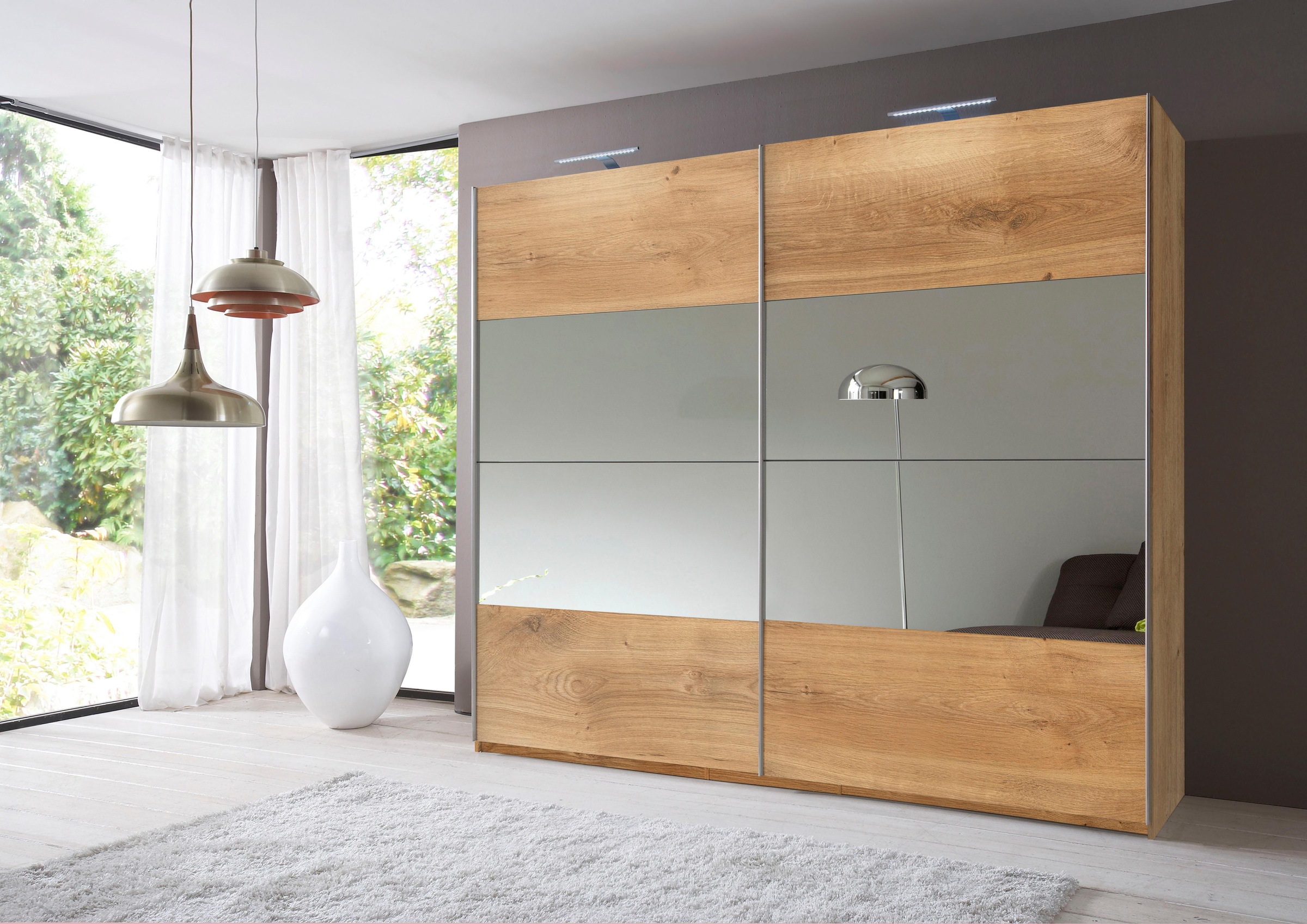 Wimex Schwebetürenschrank »Easy«, mit Teilspiegel