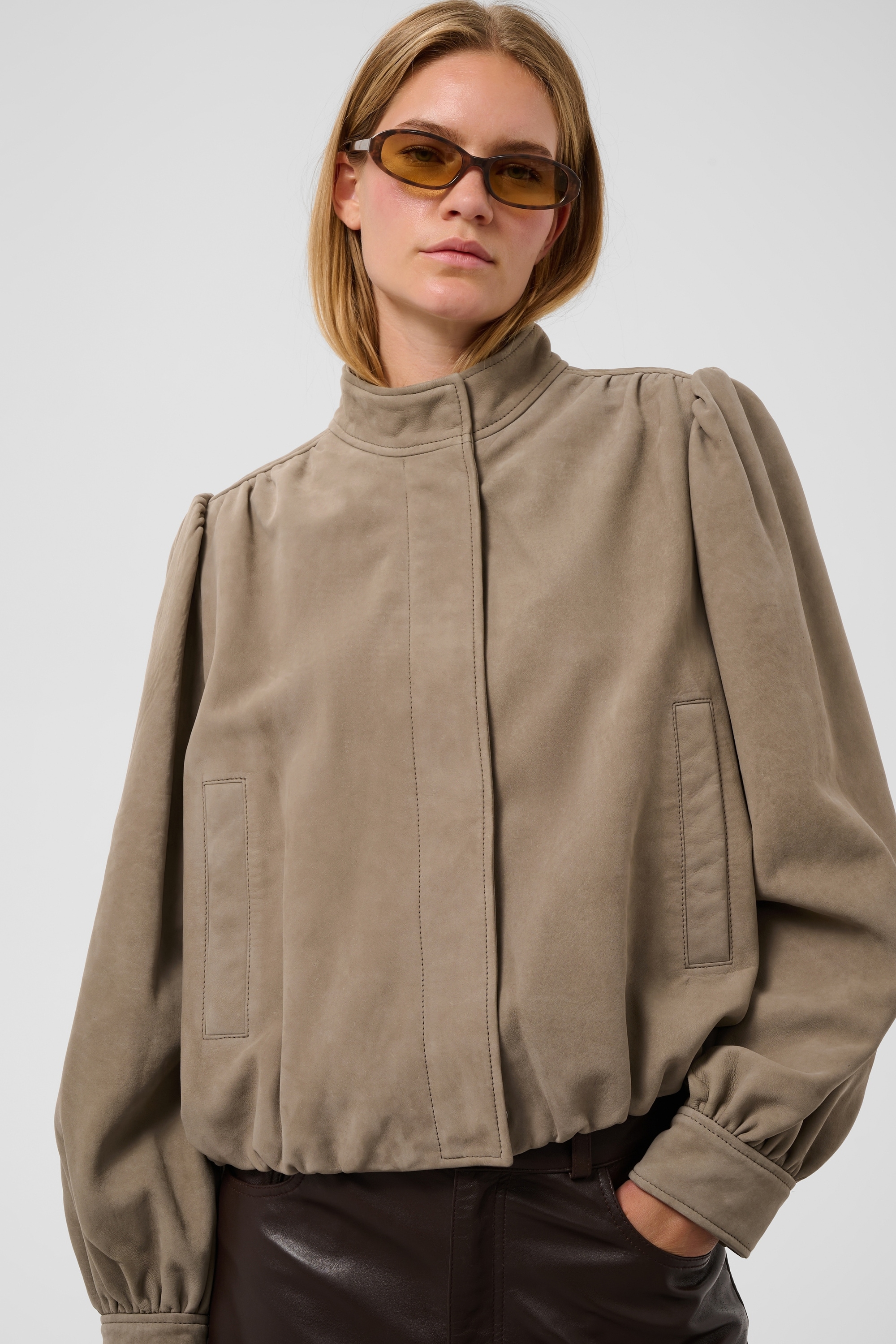 SOAKED IN LUXURY Lederjacke »Damen Lederjacke SLParvati«