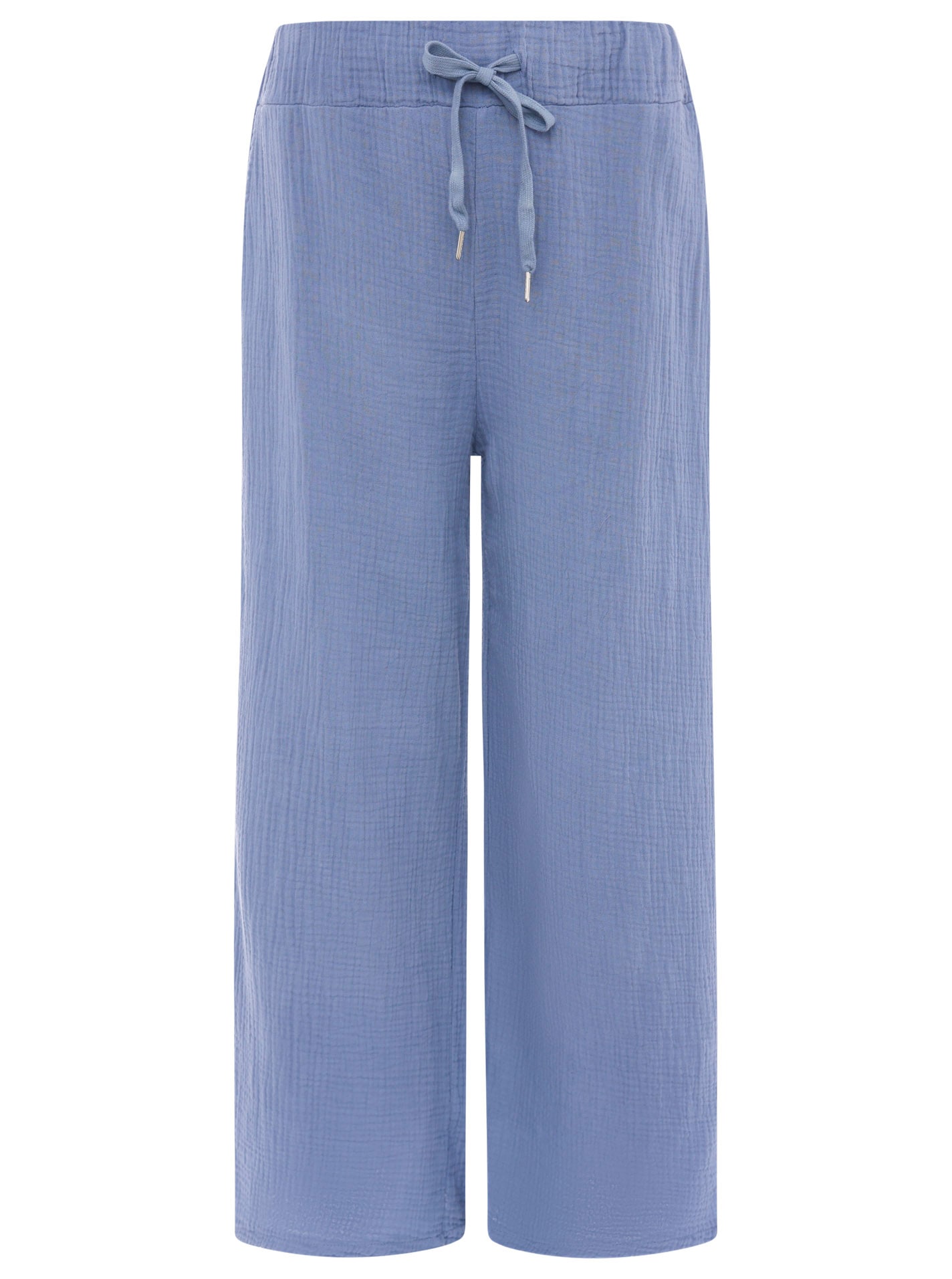 Zwillingsherz Stoffhose »"Musselin"«  mit Zugband, Eingriffstaschen und weitem Bein