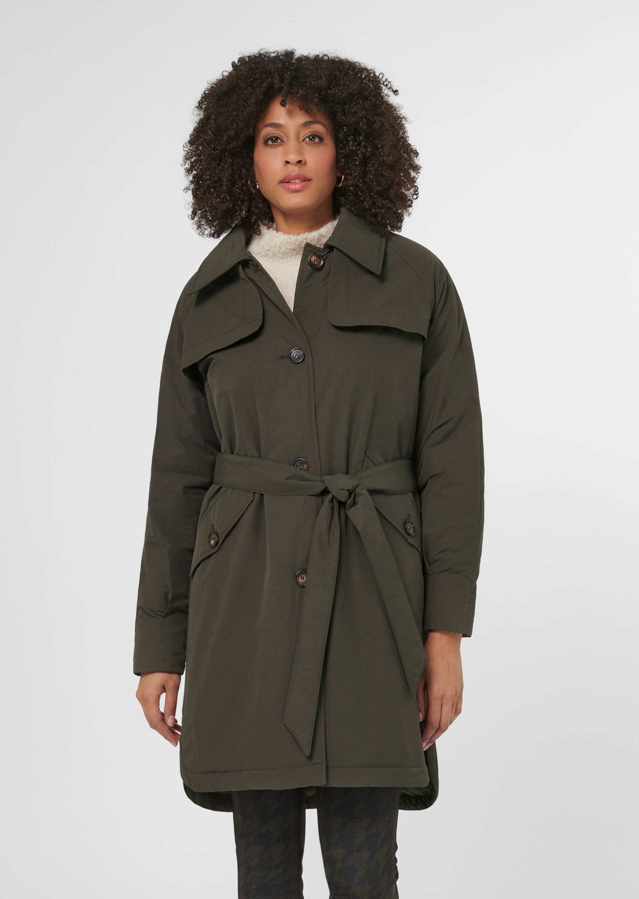 MADELEINE Langmantel »Trench Modischer Trenchcoat mit Warmfutter«