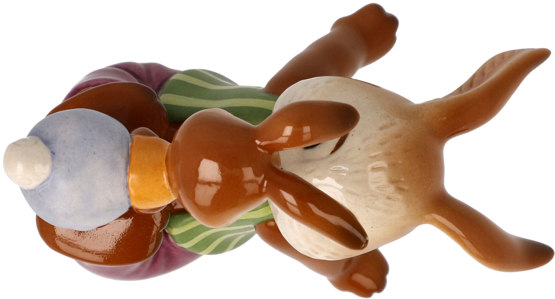 Goebel Osterhase »Frechdachs«, Sammelfigur, Hasenvater mit Hasenkind