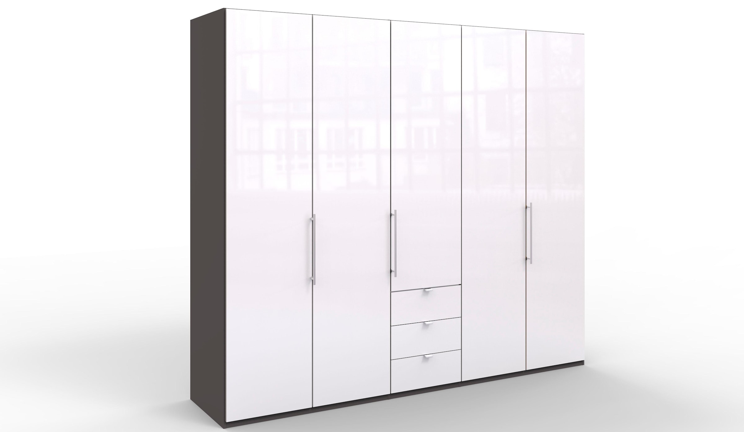 WIEMANN Kleiderschrank »Loft« Glasfront