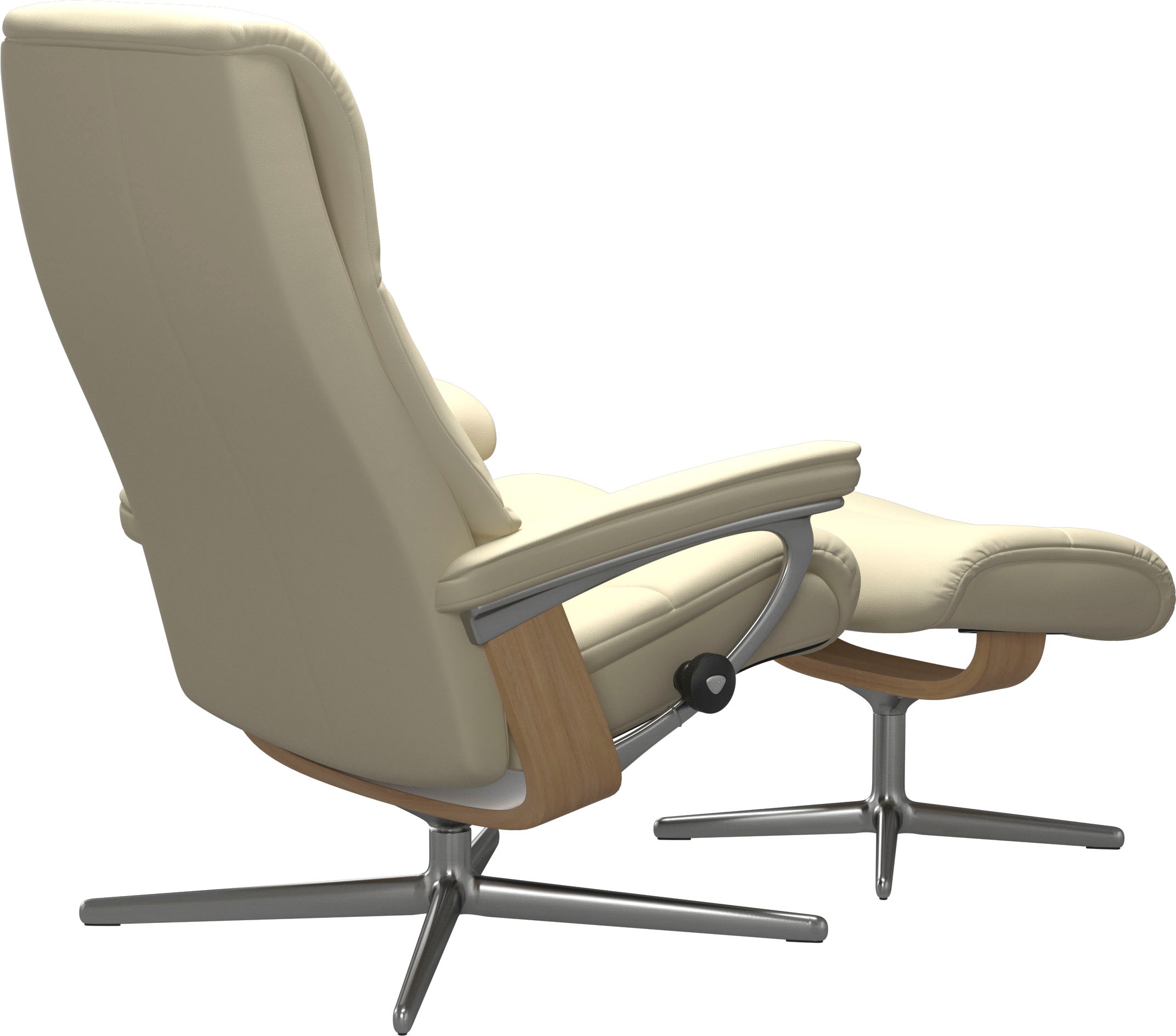 Stressless® Relaxsessel »View«, mit Cross Base, Größe S, M & L, Holzakzent Eiche