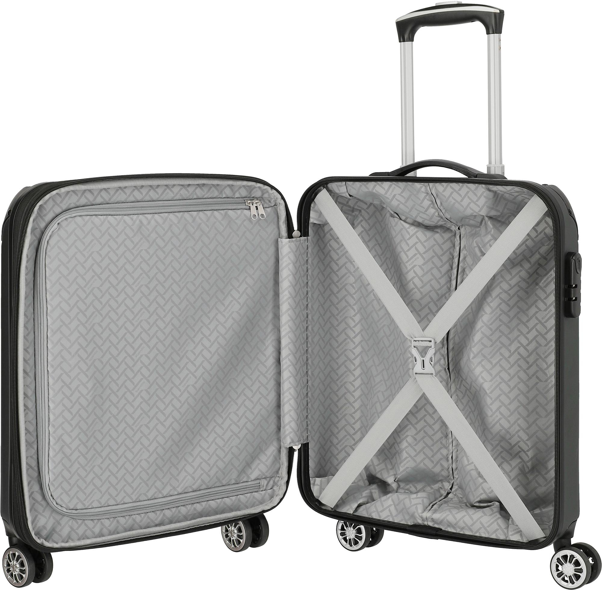 travelite Trolleyset »CITY, marine«, (3 tlg.), Kofferset Reisegepäck Reisekoffer TSA Schloss