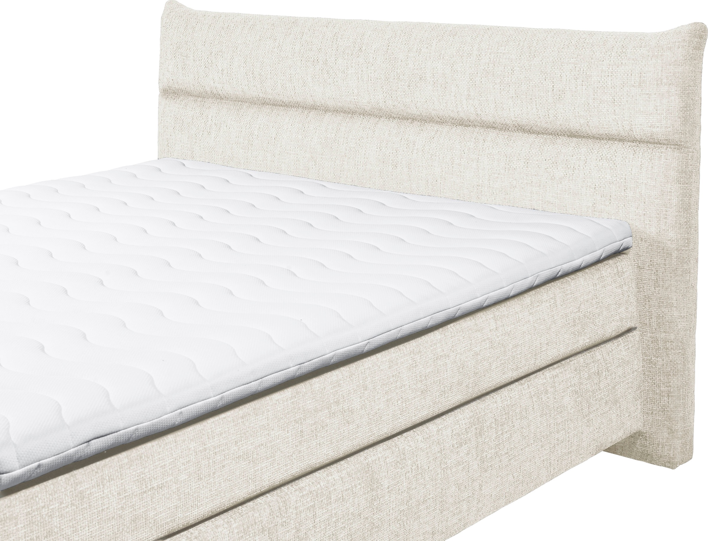 ED EXCITING DESIGN Boxspringbett »Zandvoort«, mit Wendematratze, 180x200cm