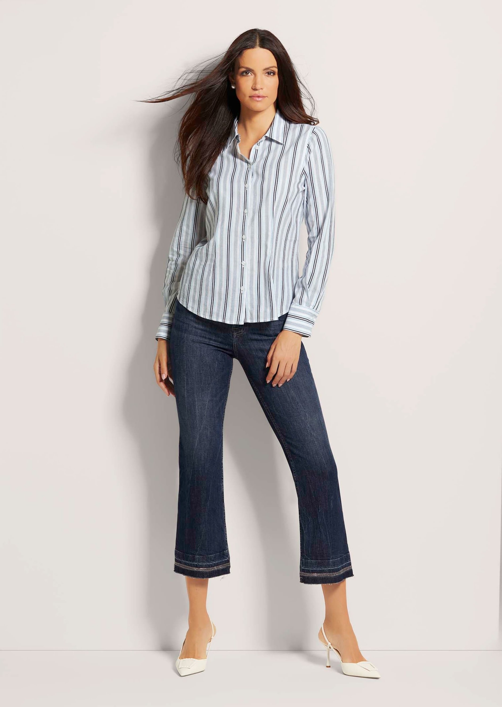 MADELEINE Hemdbluse »Bluse Klassische Streifenbluse«