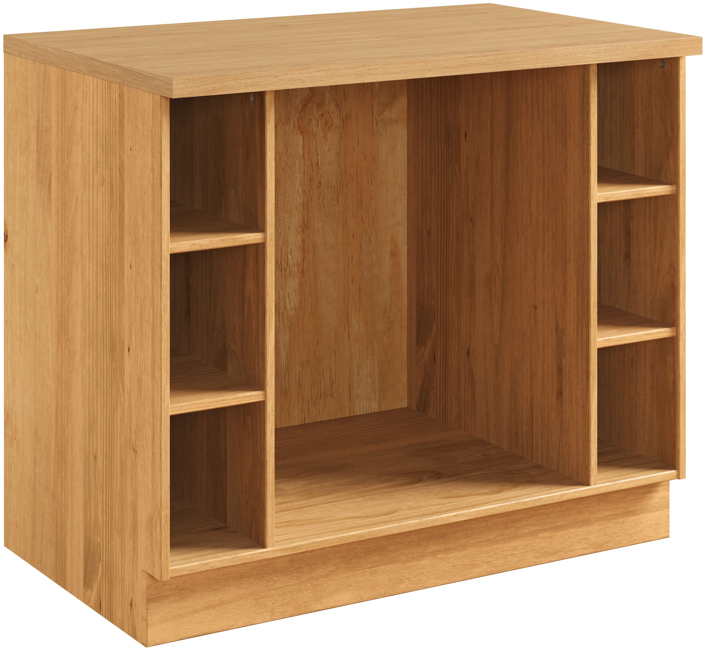 Home affaire Herdumbauschrank »Teramo« Breite 100 cm, seitlich je 3 offene Fächer