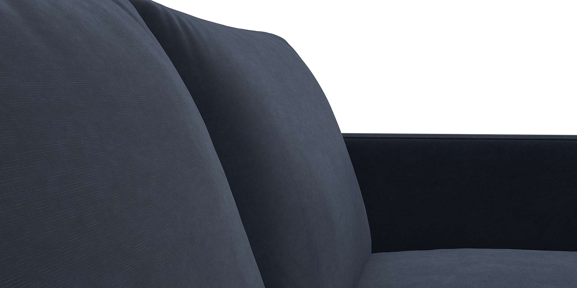 FLEXLUX Ecksofa »Fiore, L-Form«, schmale Armlehnen, Kaltschaum, Füße Alu+schwarz
